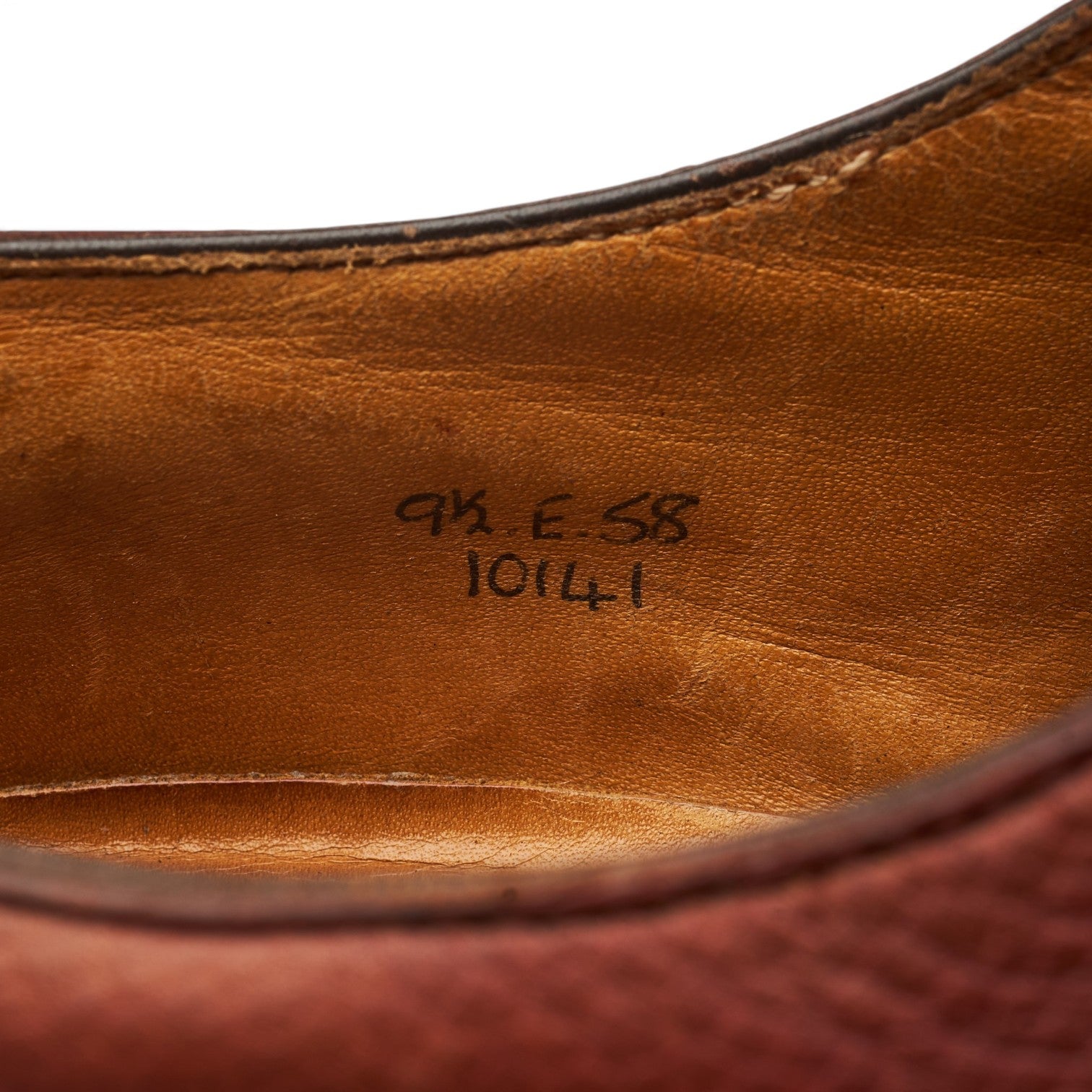 Holland & Holland Derby cuir grainé marron UK 9,5 E