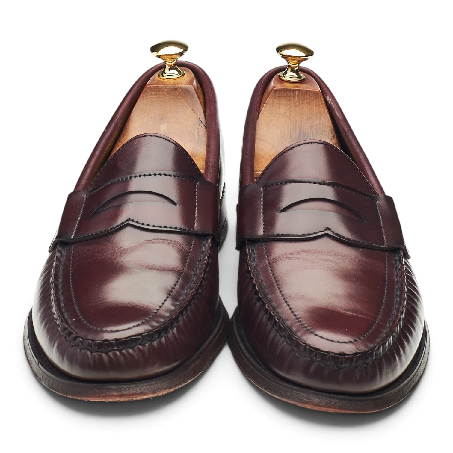 Sebago Cayman mocassins cuir bordeaux UK 10