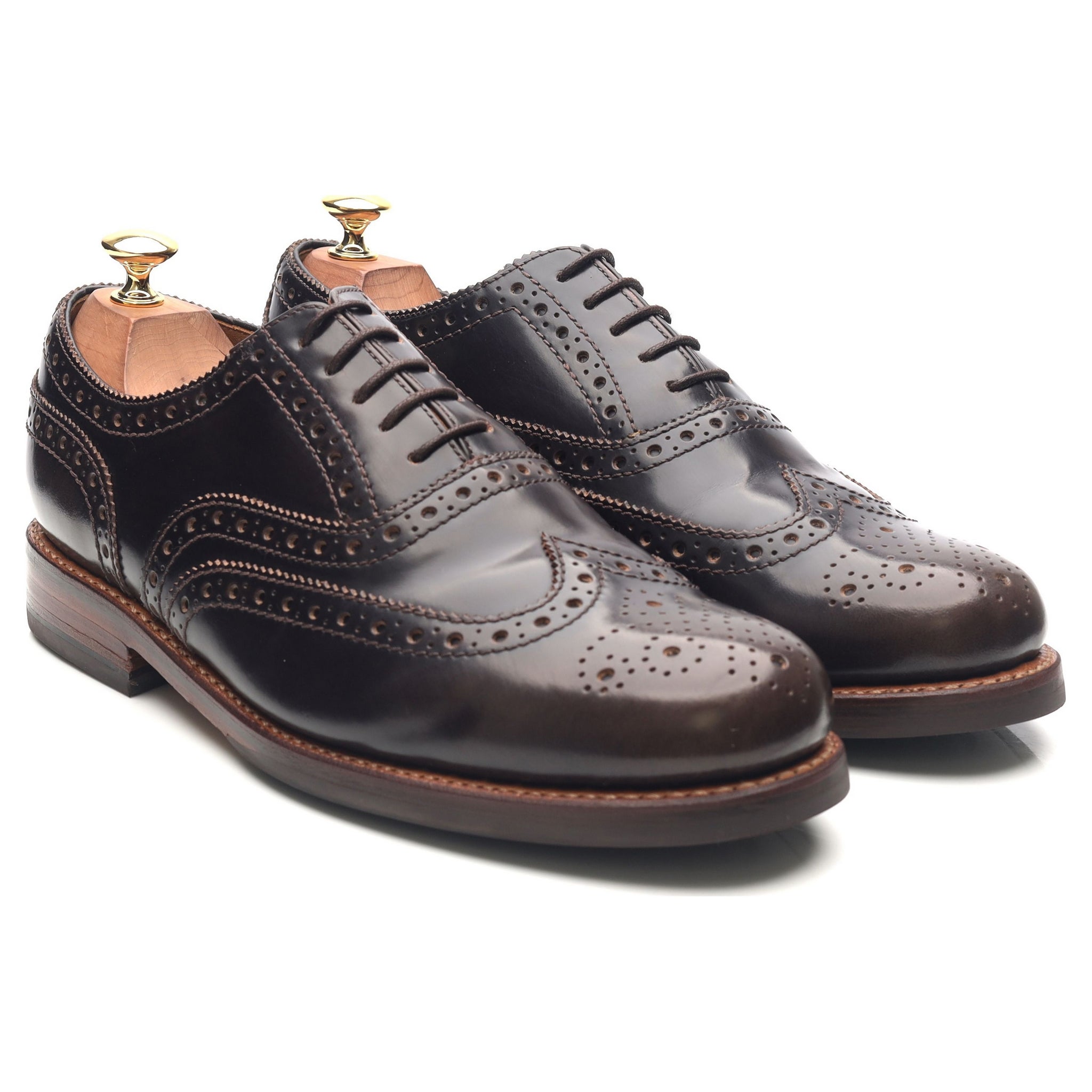 Grenson Stanley derbies cuir marron pointure UK 9 G