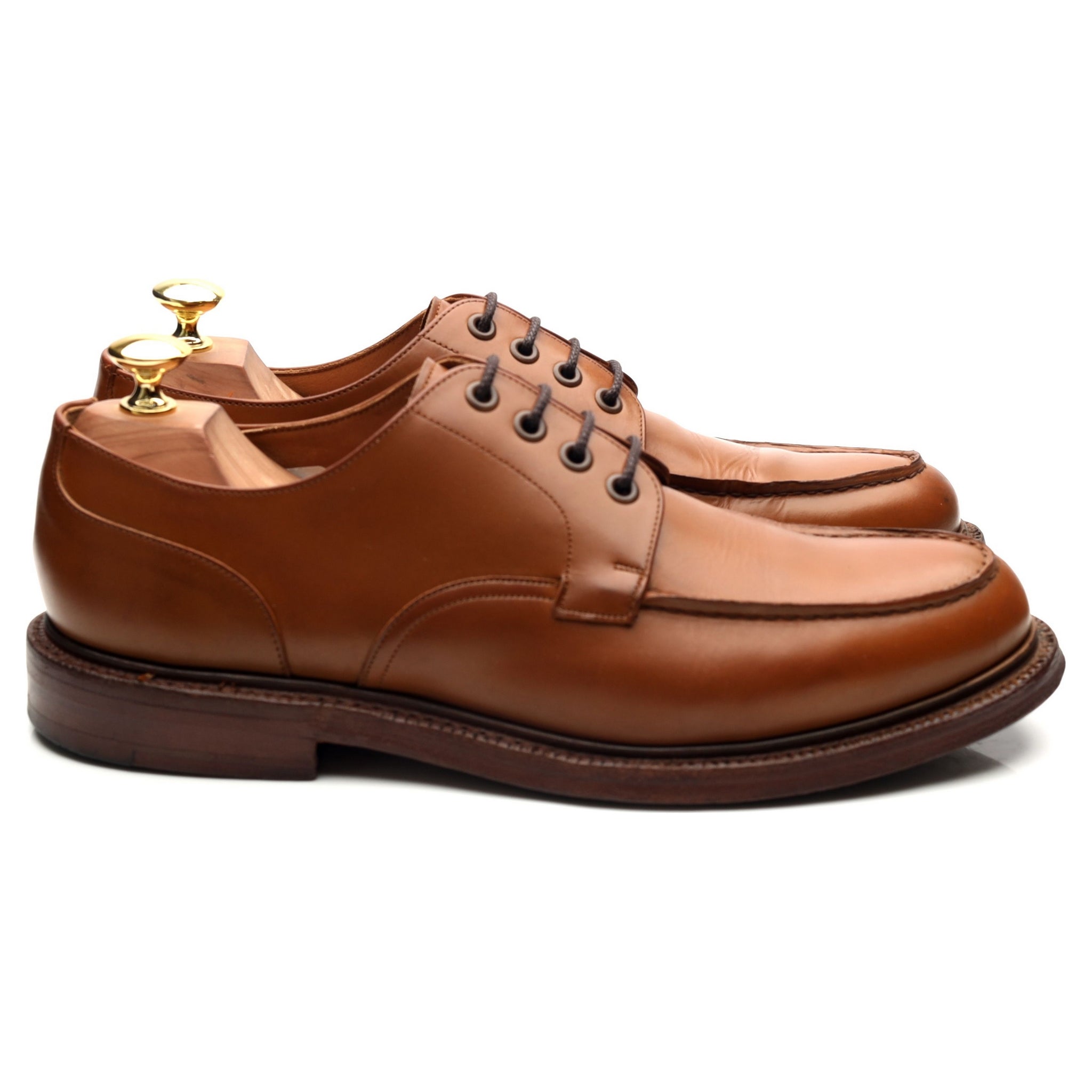 Church's Brixham derby cuir marron clair UK 8 semelle cuir