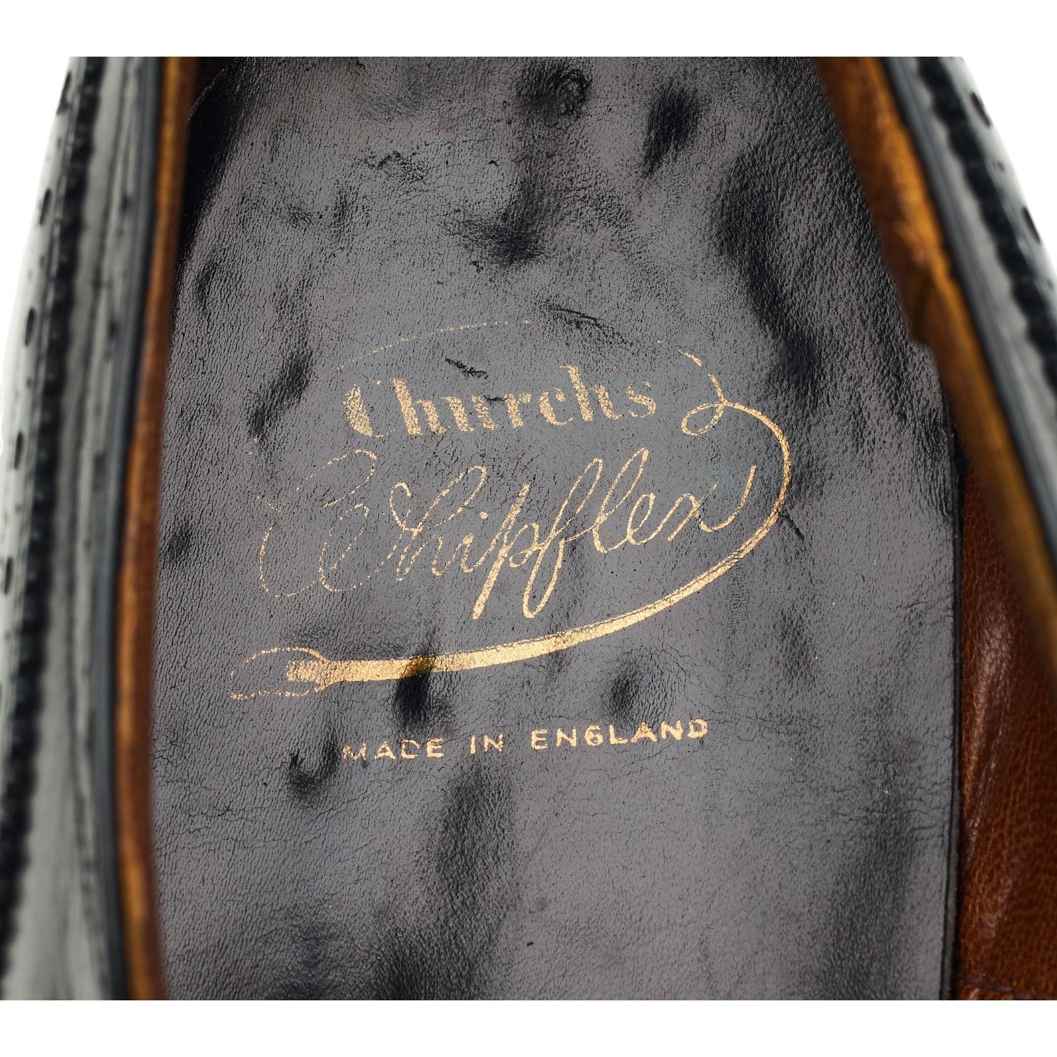 Church’s Charter richelieu brogue cuir noir UK 9