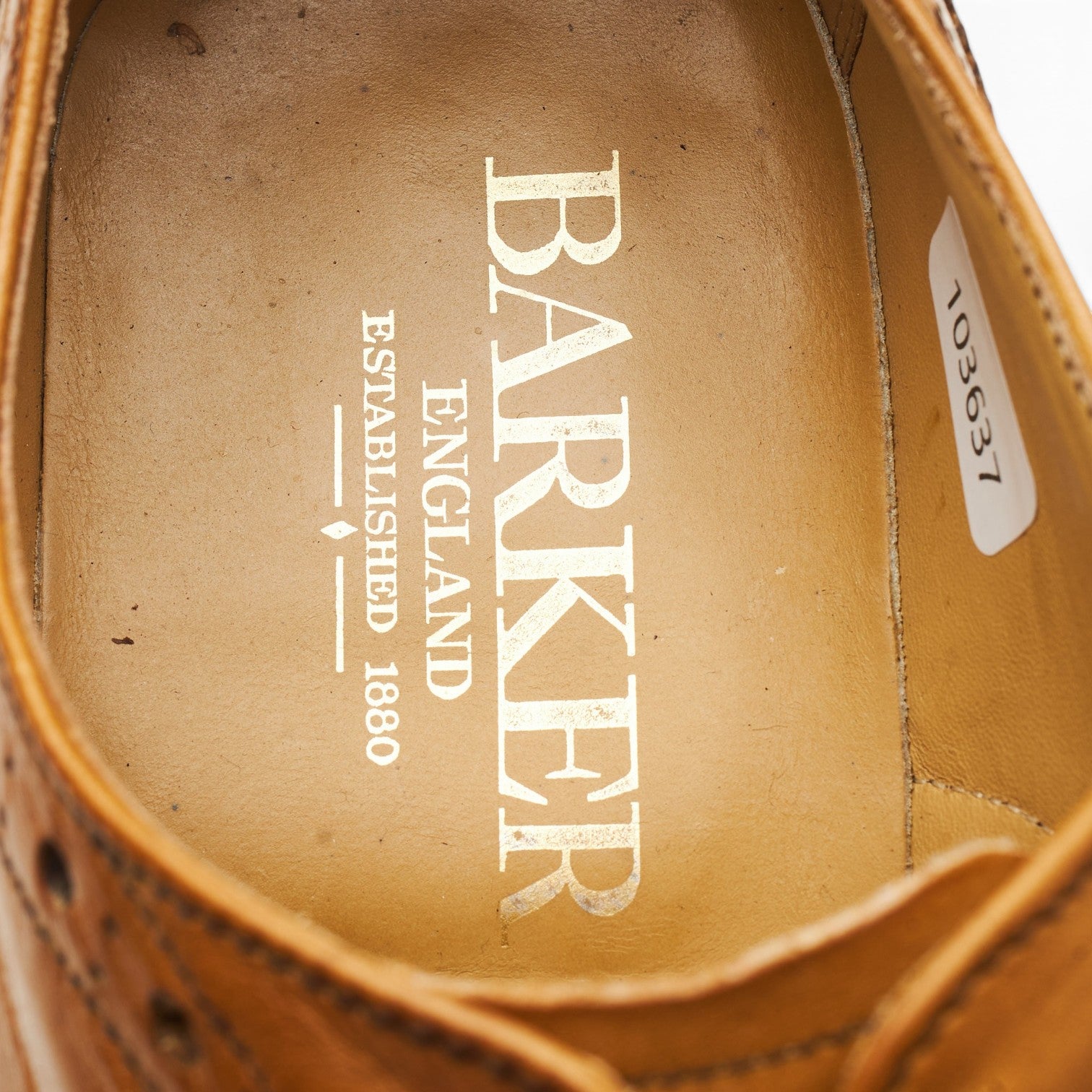 Barker Westfield richelieu cuir marron UK 8,5 brogue