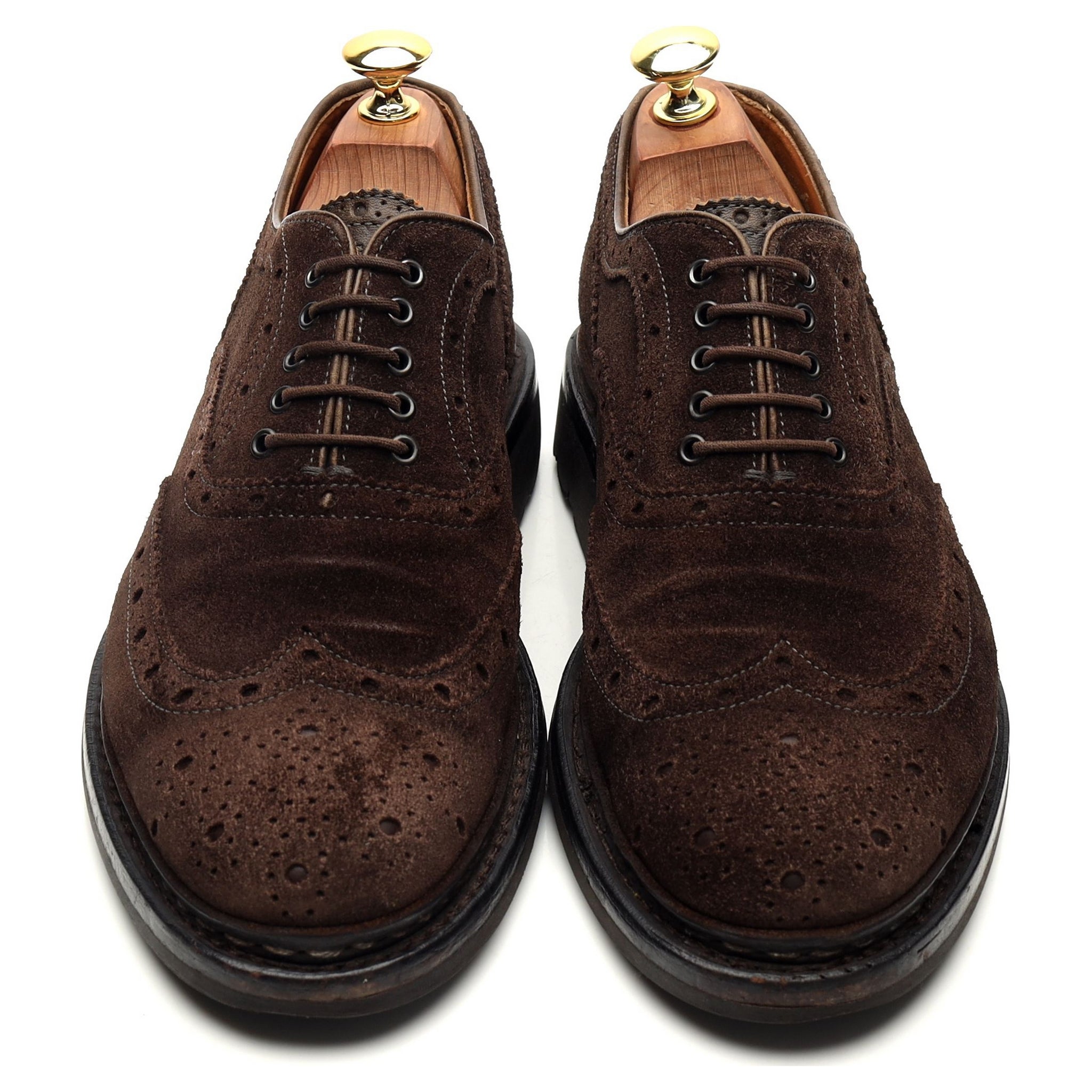 Heschung Owen oxford brogues daim marron pointure 7 UK