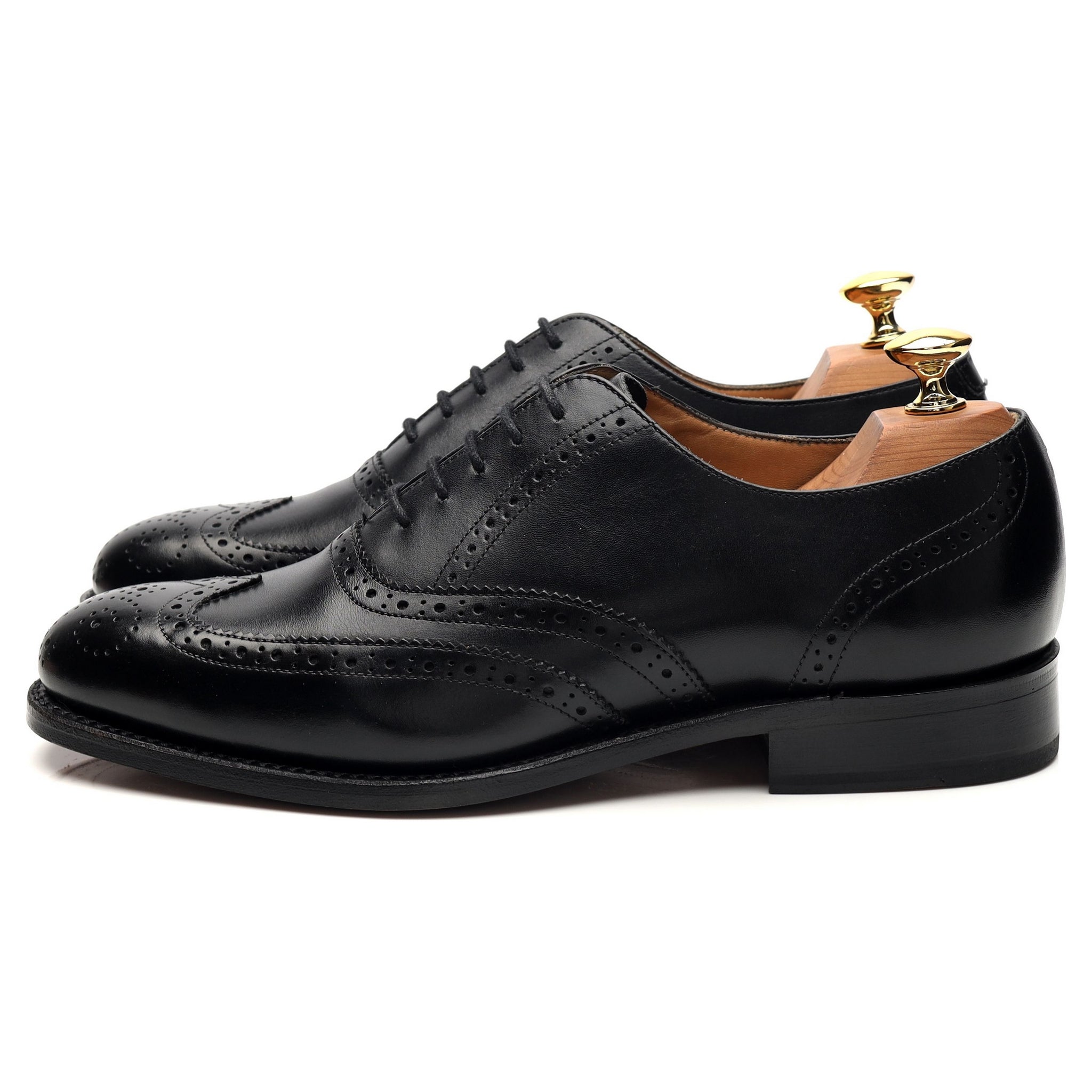 Barker Glasgow richelieu brogue cuir noir UK 6