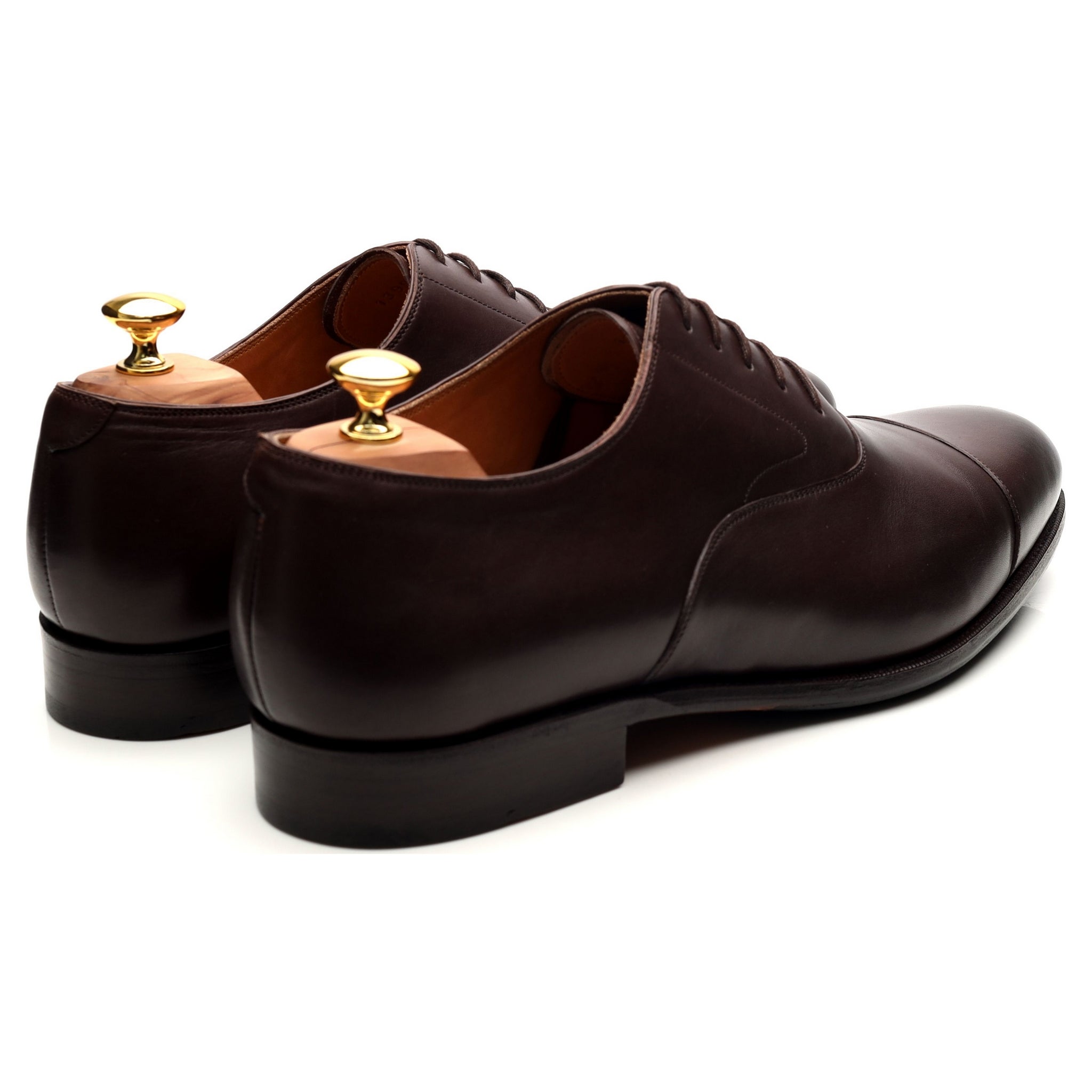 Meermin 101198 oxford cuir marron foncé pointure UK 12