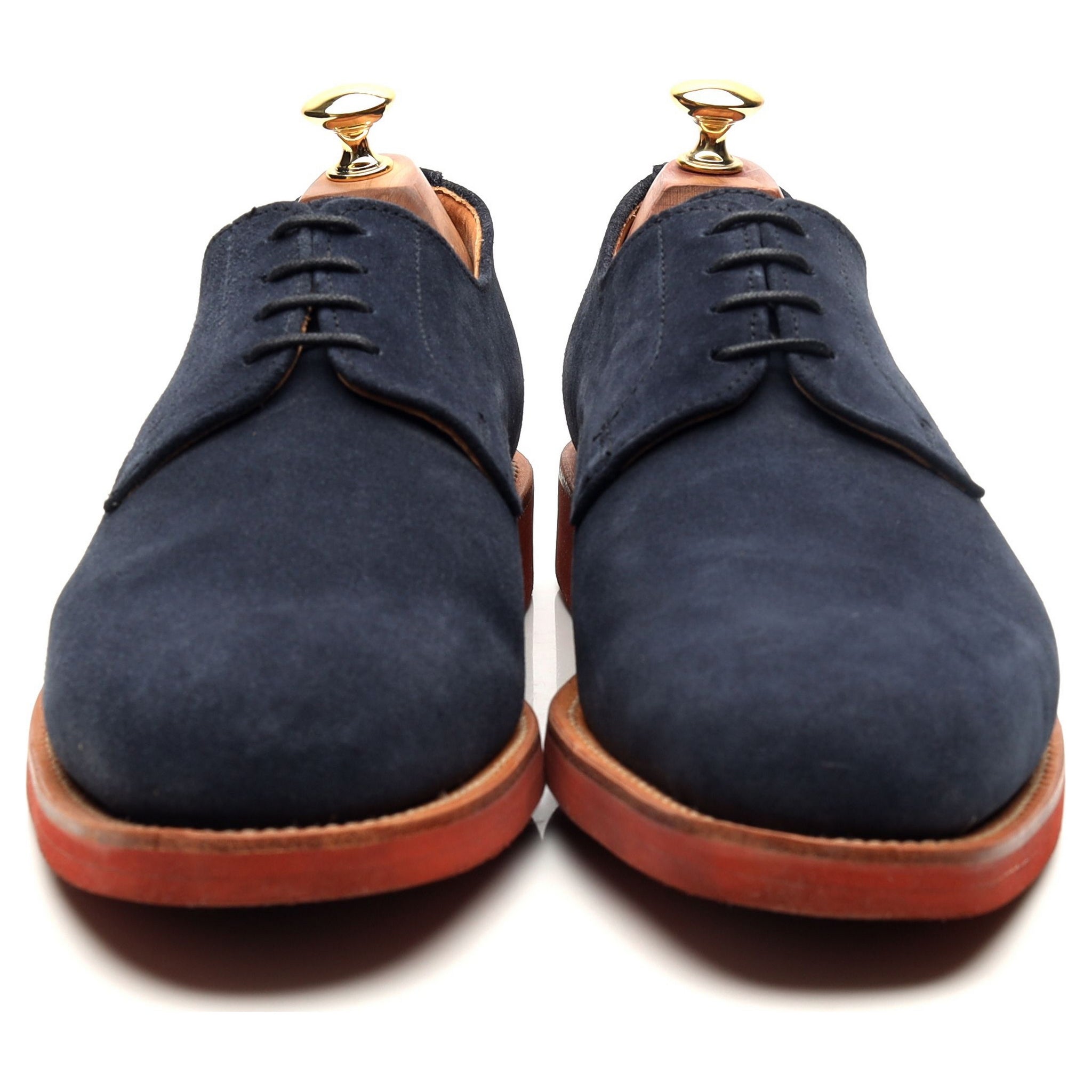 Sanders Jack derbies daim bleu marine pointure UK 9