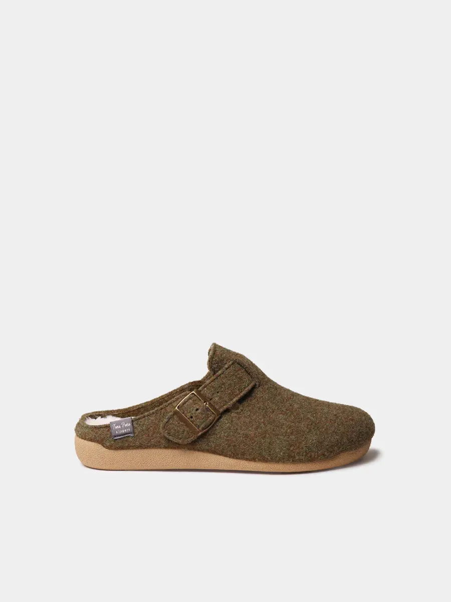 Toni Pons Norton-FP mules homme feutre à boucle 3 cm