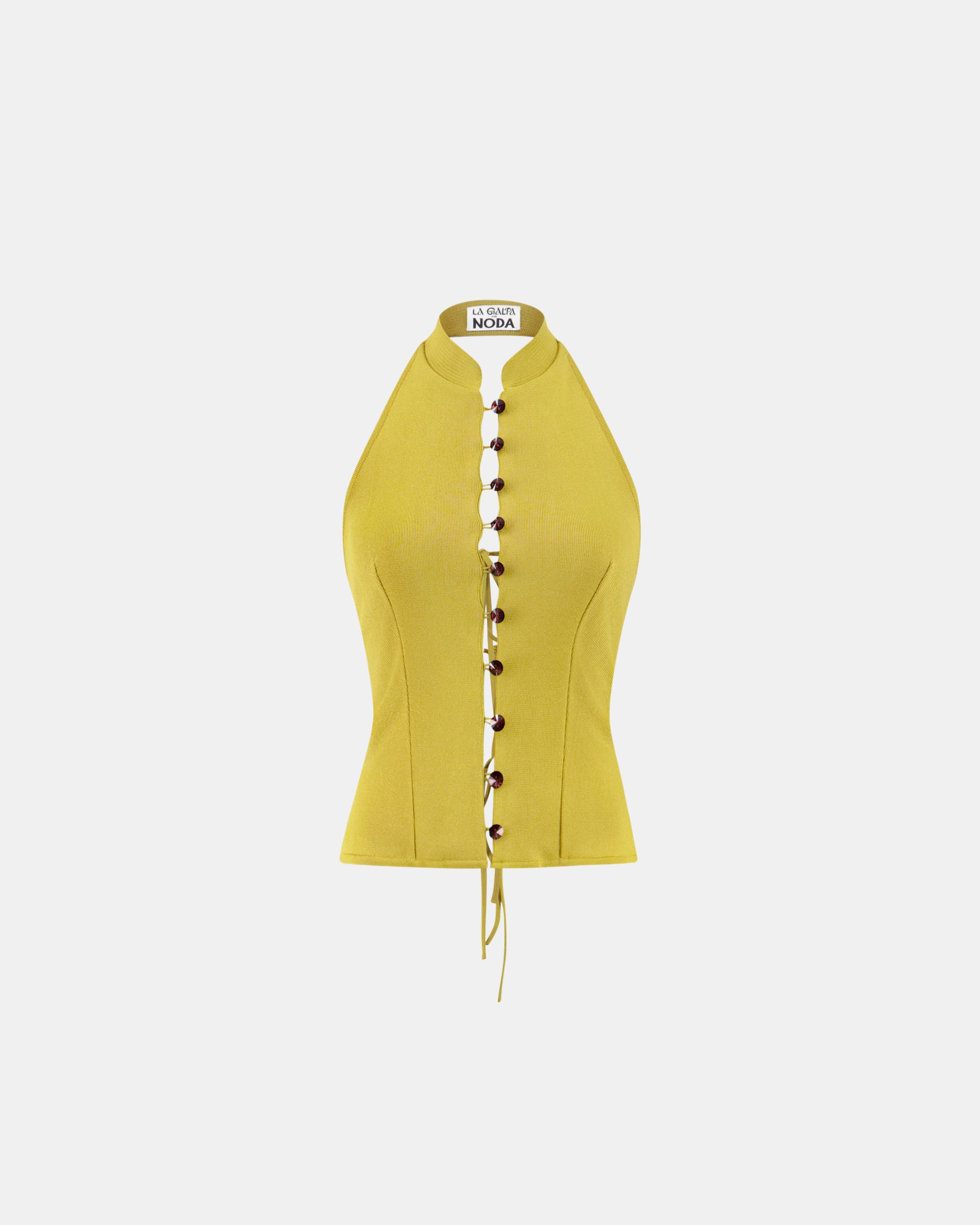 Nodaleto La Galpa for Noda Top haut Sunlight Gold viscose