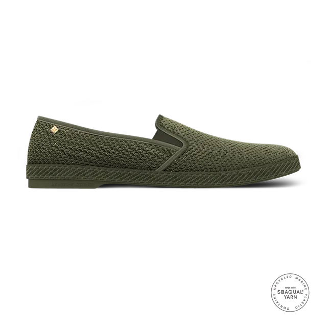 Rivieras Classic Filet Kaki espadrilles mesh coton