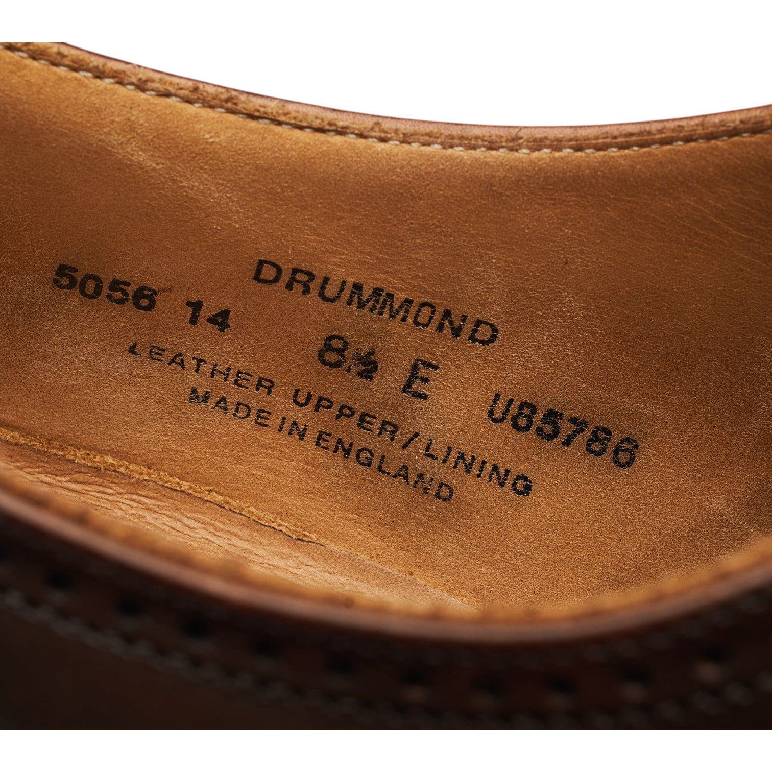 Crockett & Jones Drummond brogues cuir marron UK 8,5