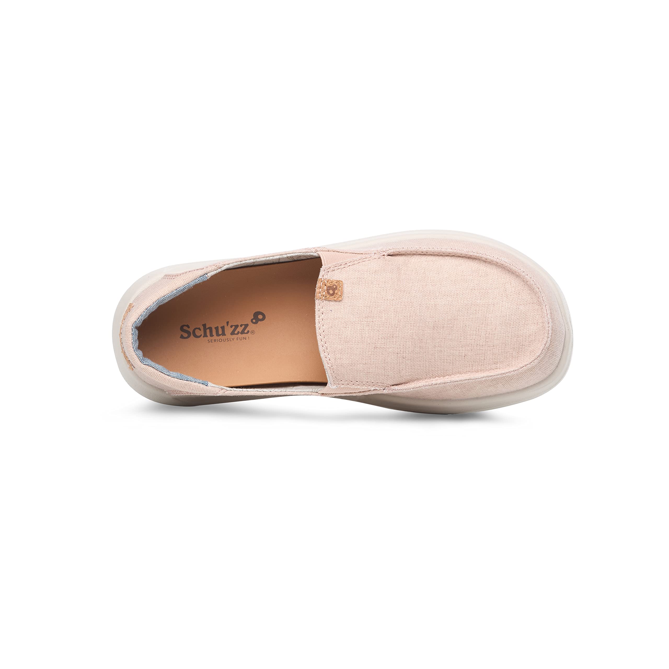 Schu'zz Manon mocassin femme lin coton respirant