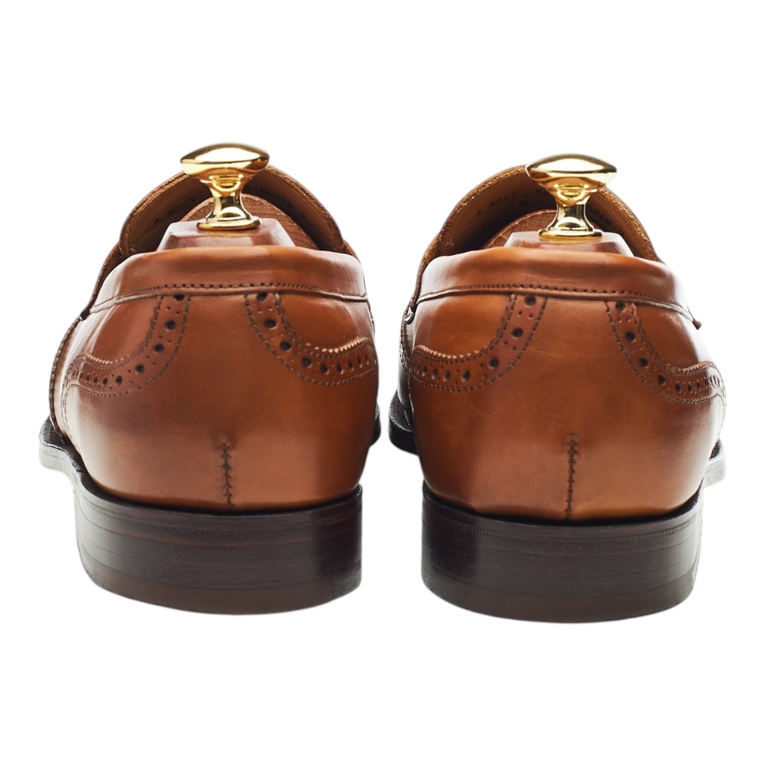 Alfred Sargent Sandringham mocassins pompons marron 9 UK