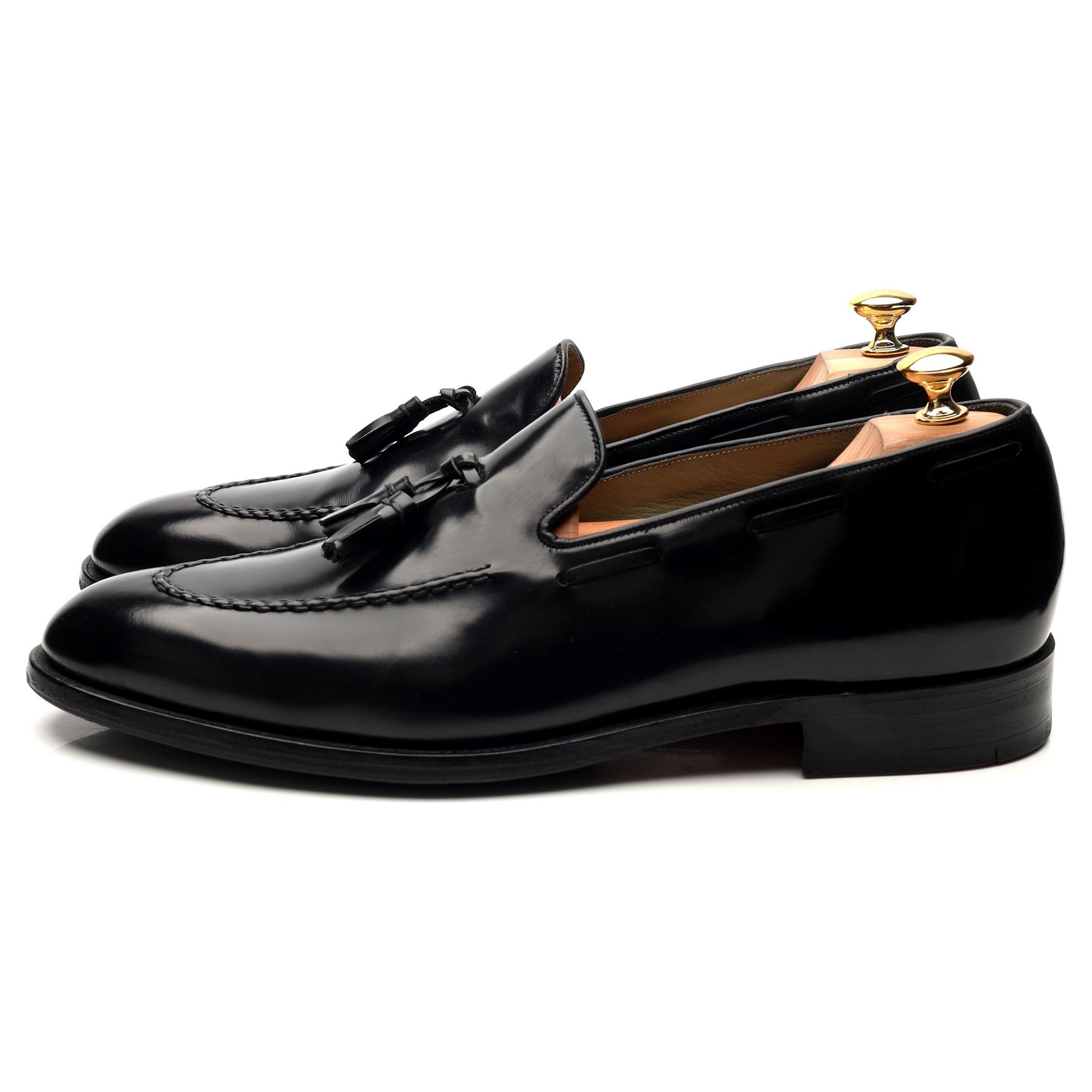 Foster & Son mocassin cuir noir UK 11.5