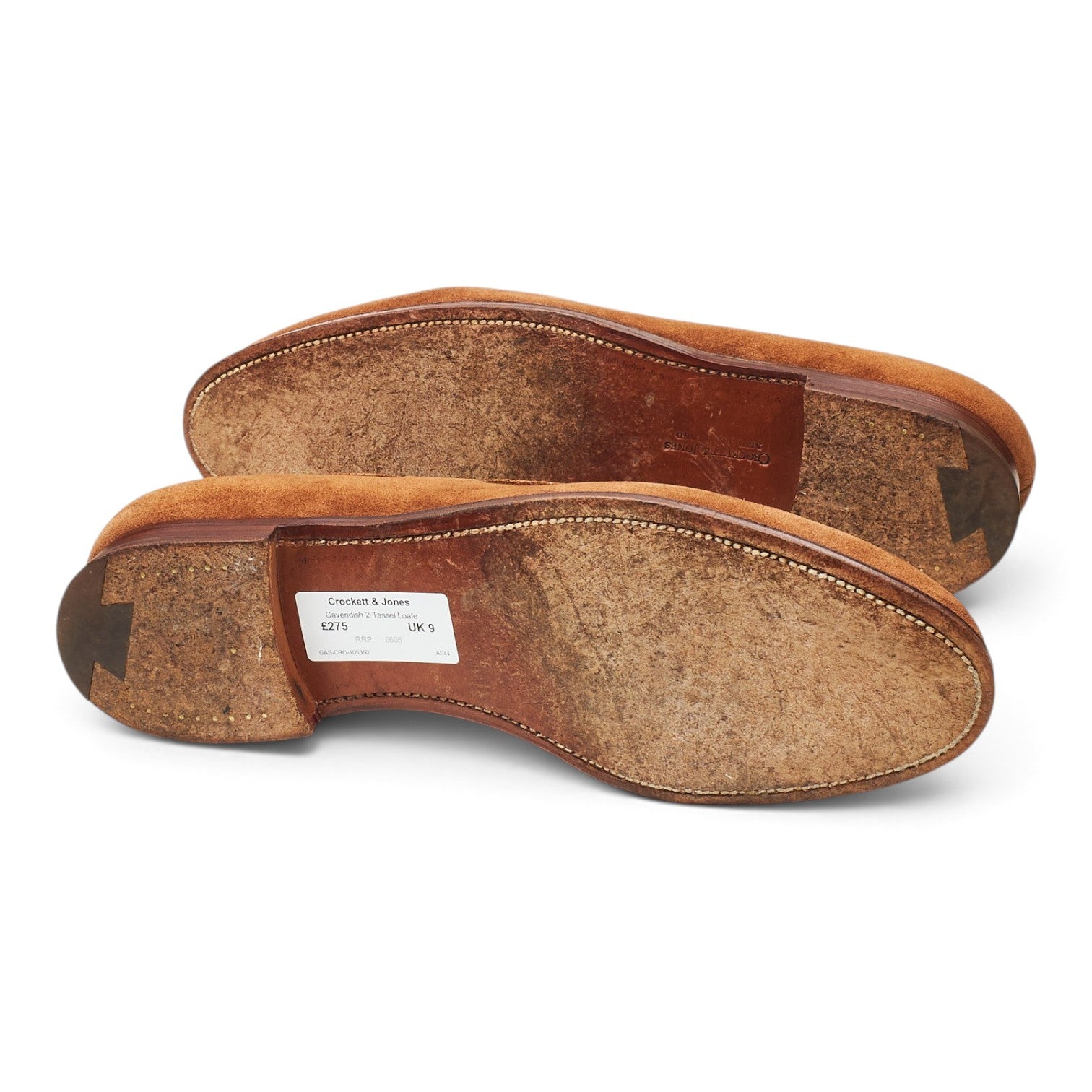 Crockett & Jones Cavendish 2 Mocassin Daim Marron UK 9