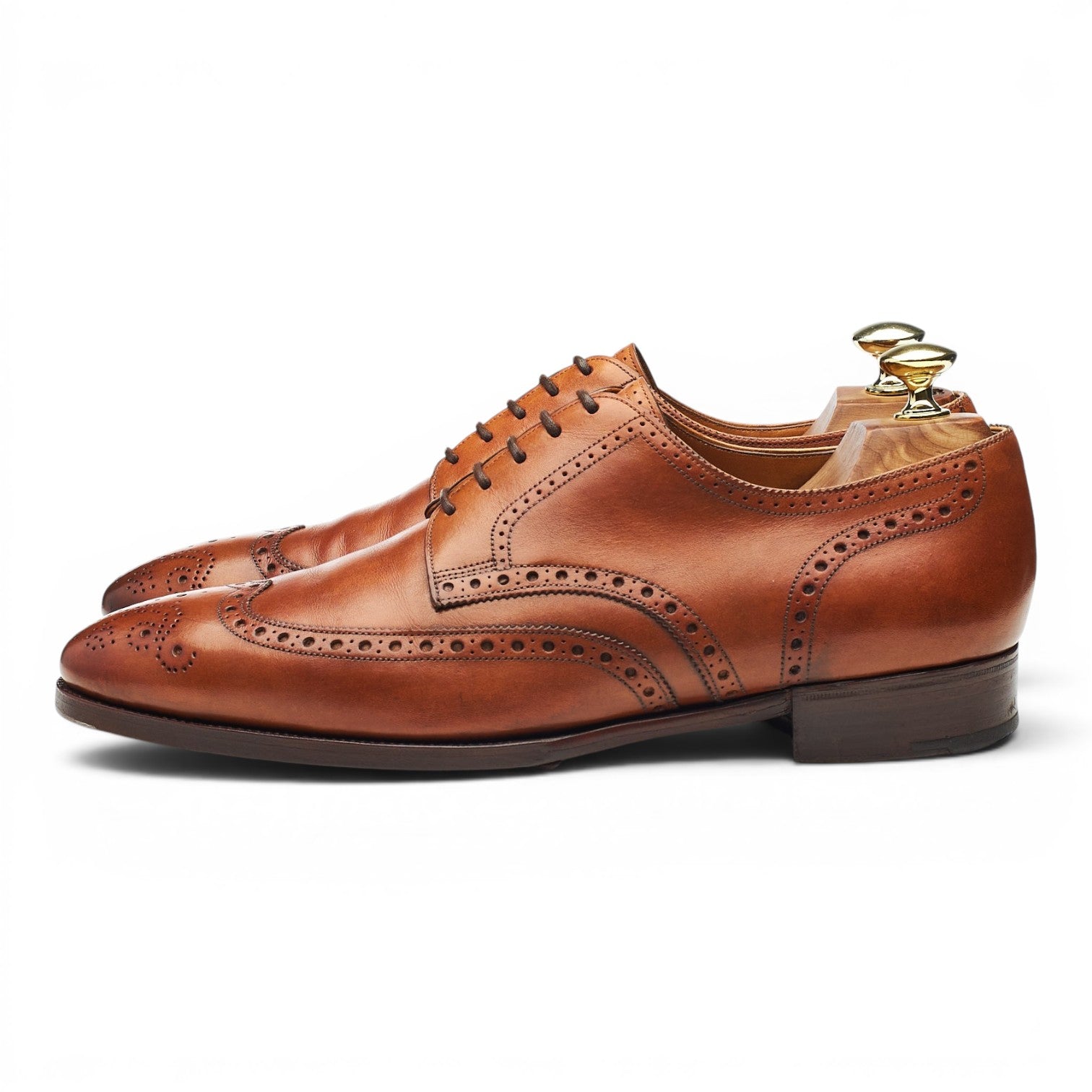 Gaziano & Girling Woburn Derby cuir vintage pointure UK 7