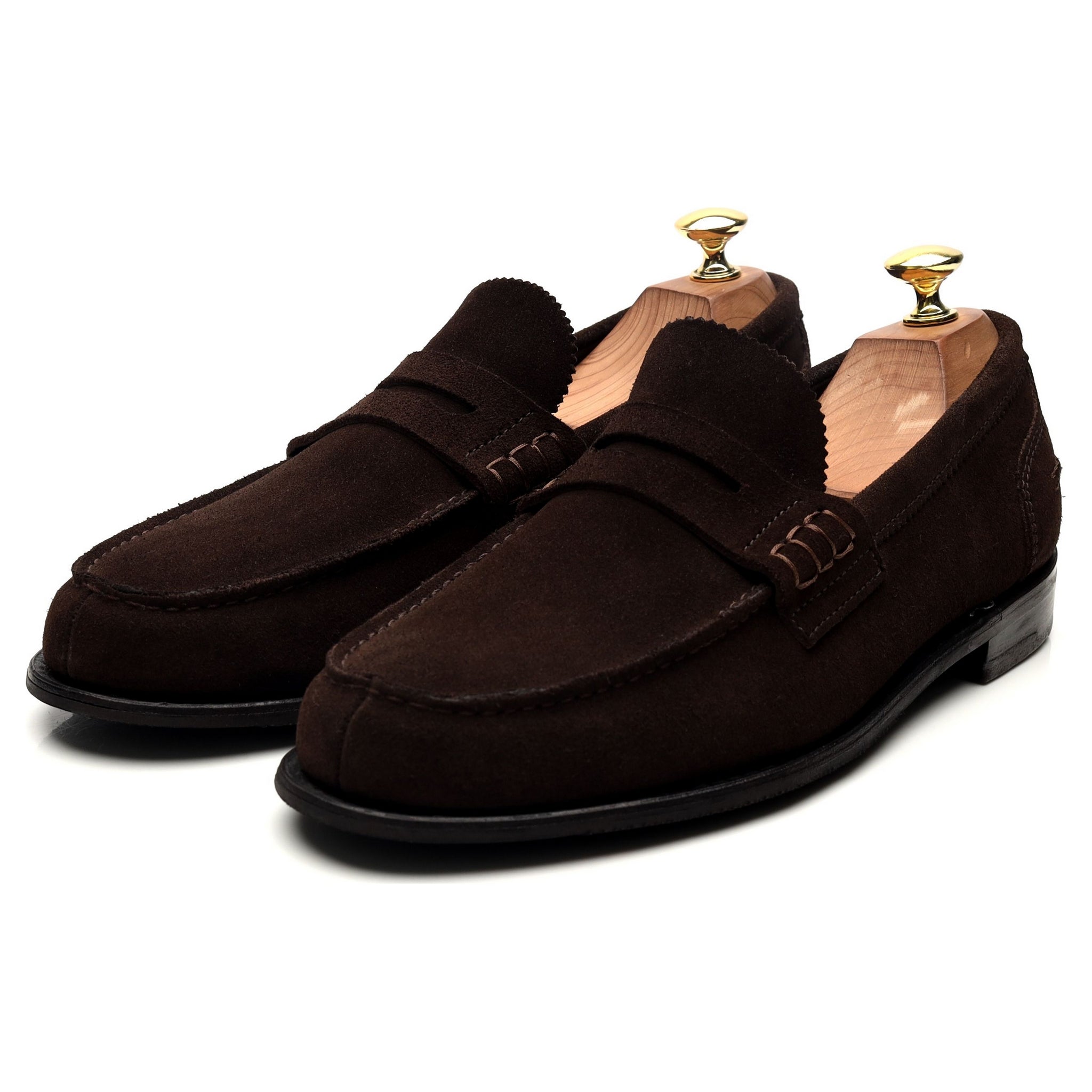 Cheaney Dover D mocassins daim marron UK 8
