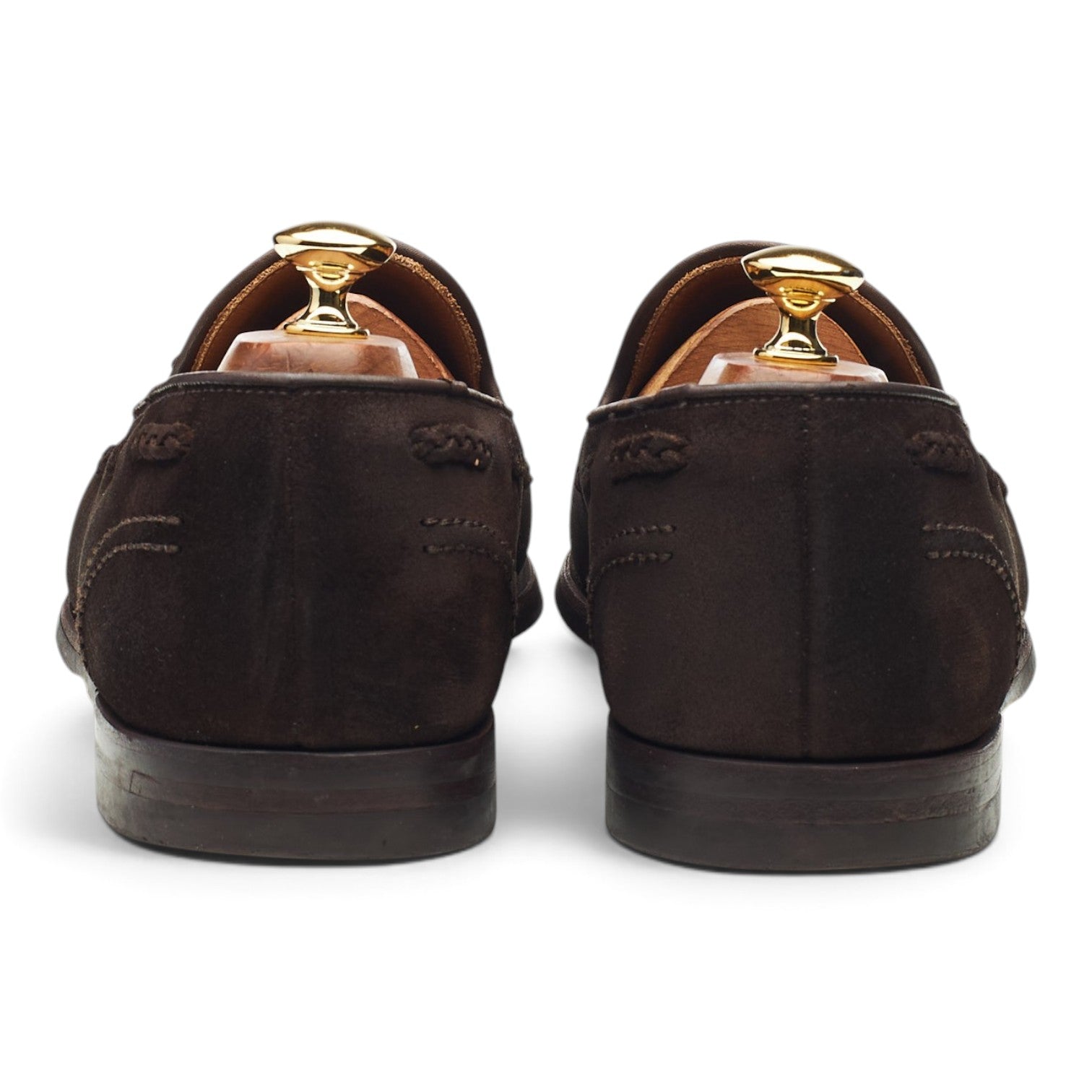 Crockett & Jones Studridge mocassins marron 10,5 daim
