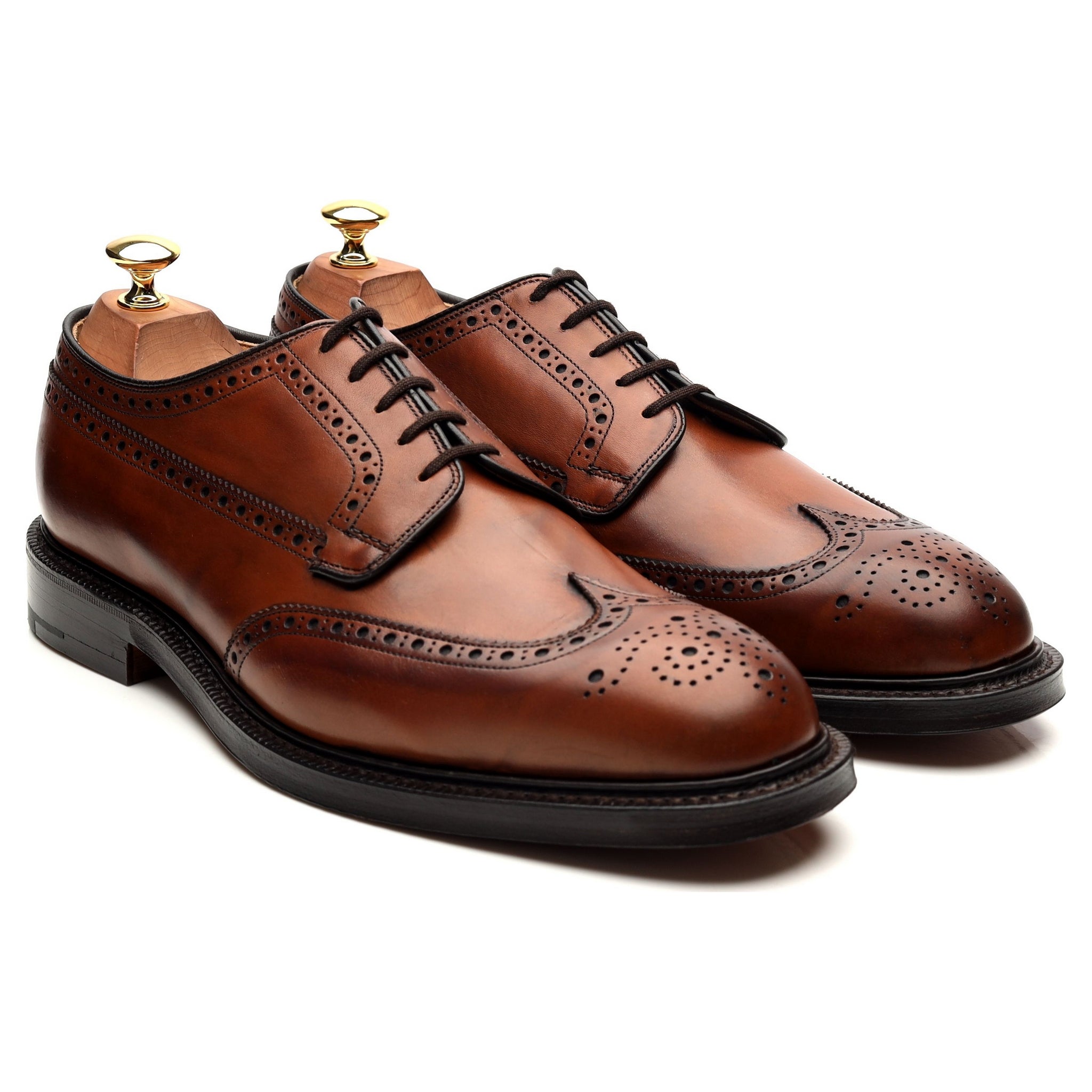 Church's Grafton Derby brogue cuir noyer pointure UK 9