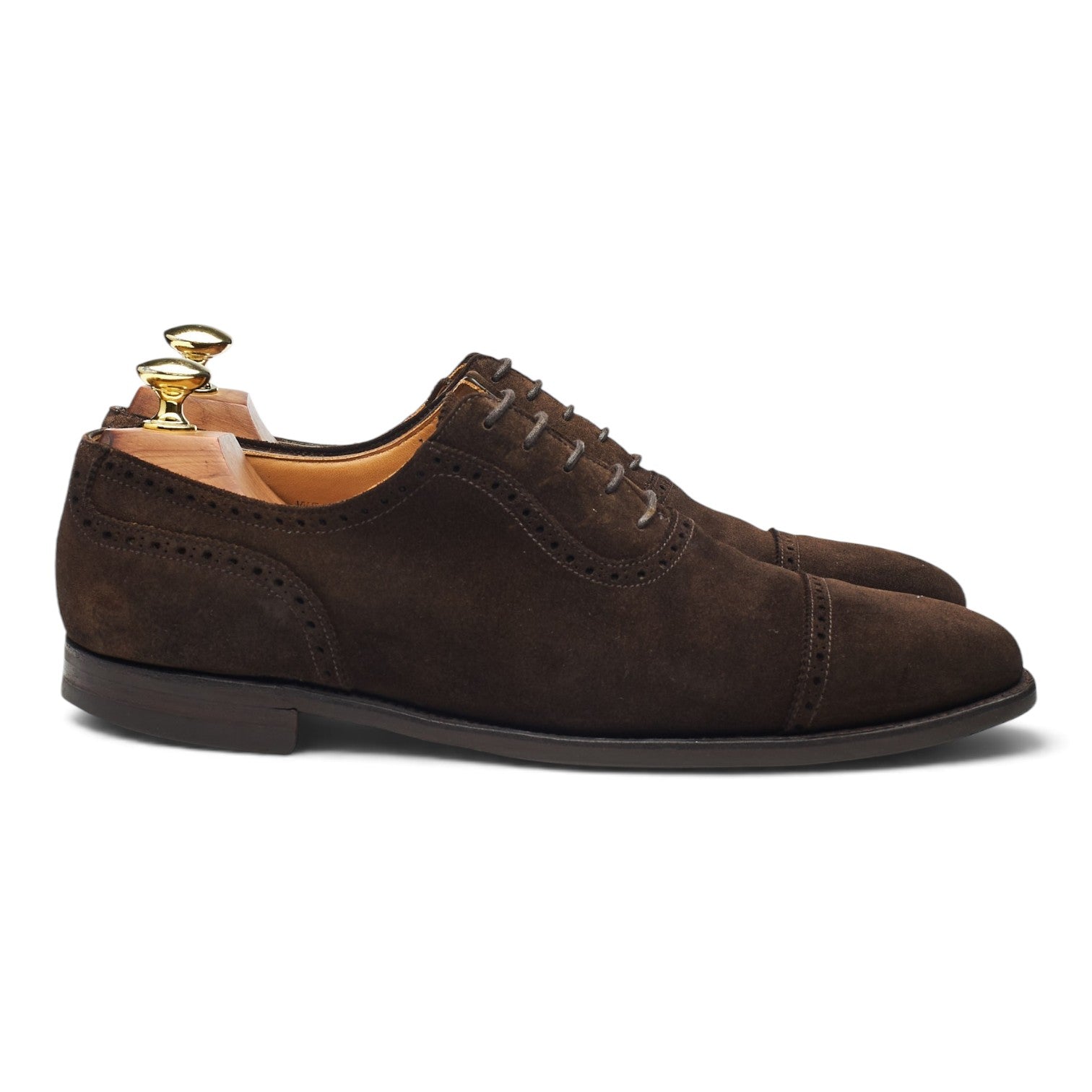 Crockett & Jones Westbourne oxford suède marron UK 7