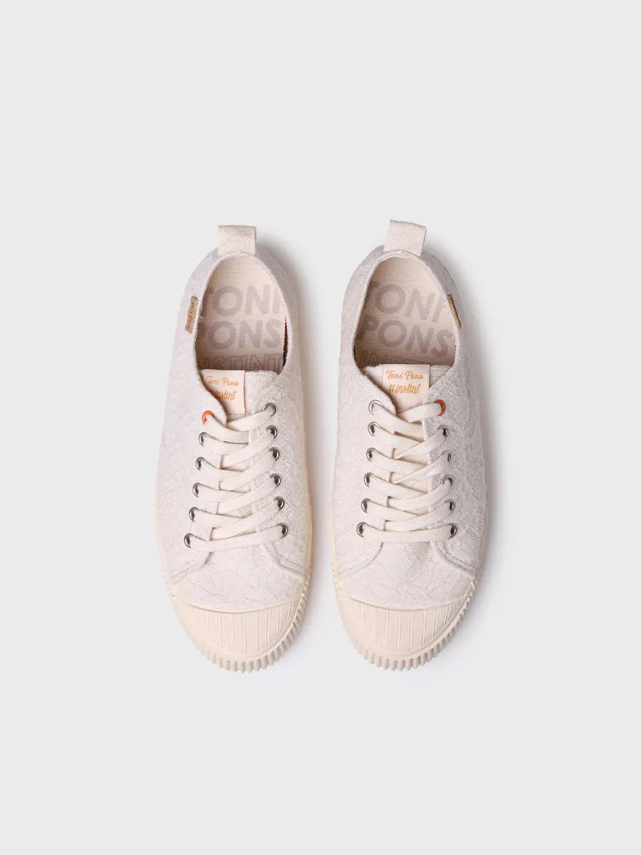 Toni Pons Gilda-RB basket toile ecru vegan