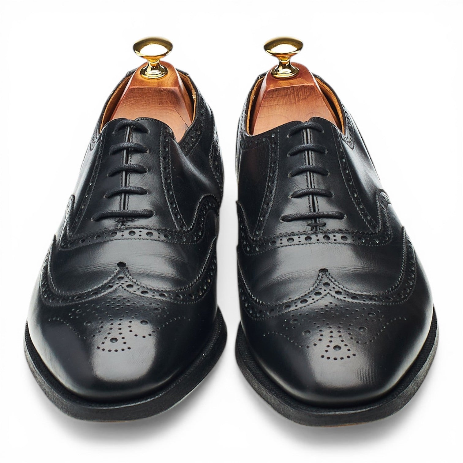 Crockett & Jones Finsbury richelieu cuir noir UK 9