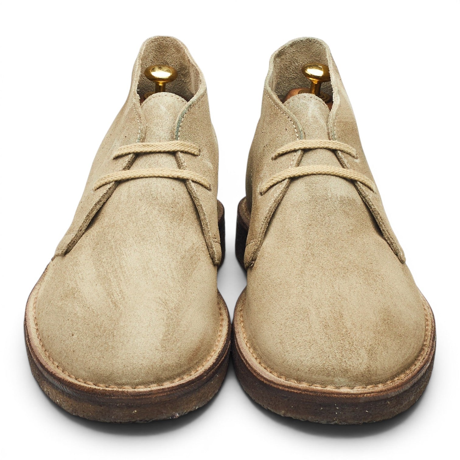Drake’s Clifford Bottines Chukka Suède Sable 8.5
