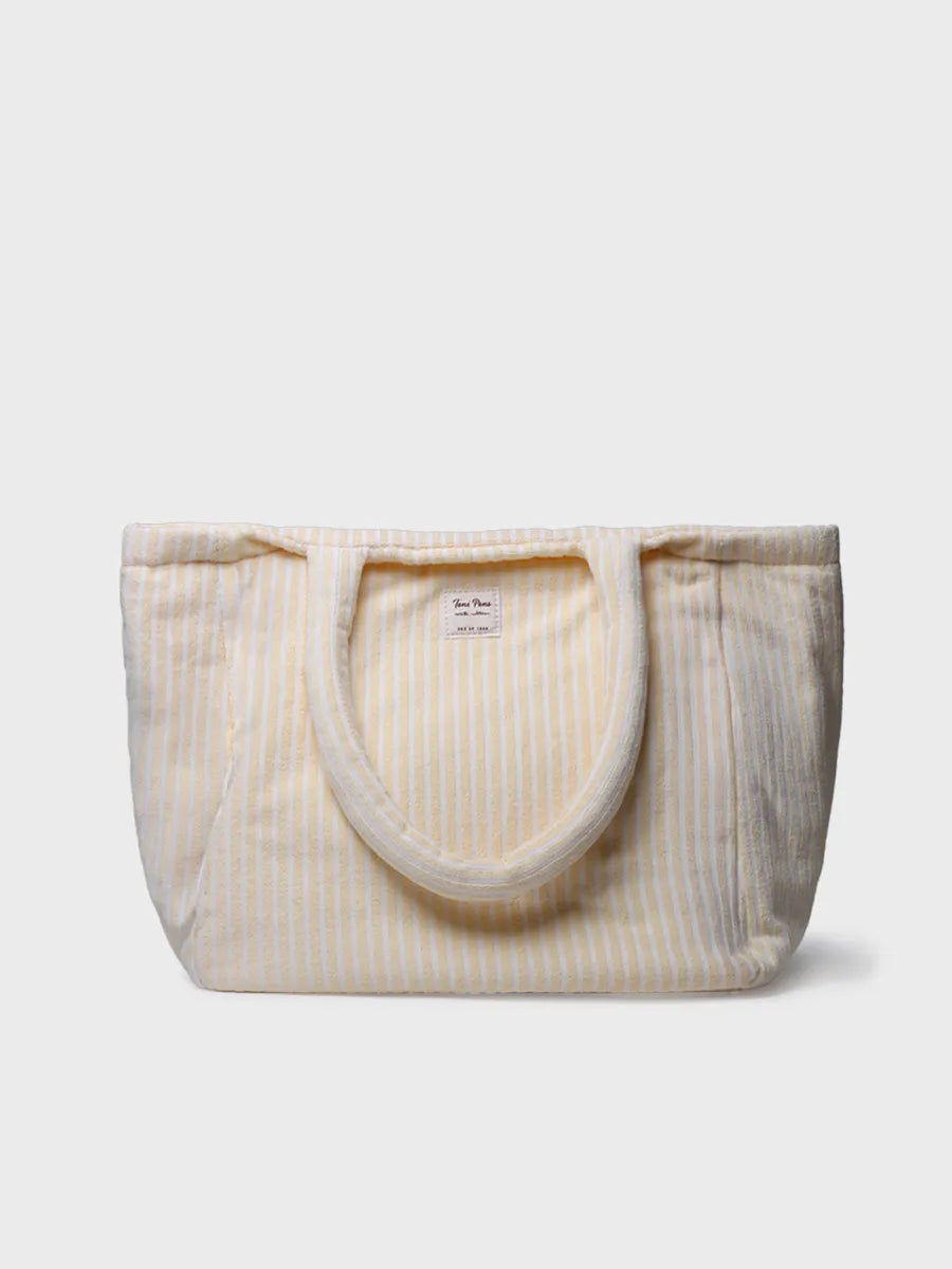 Toni Pons Carioca sac shopper rayé vanilla