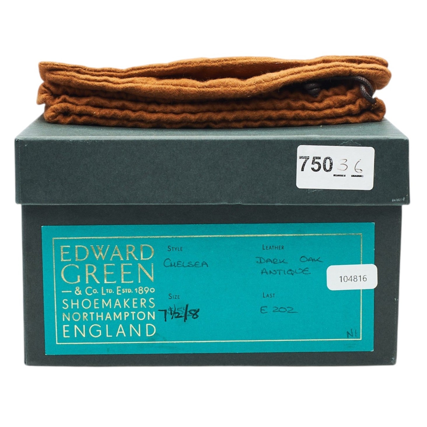 Edward Green Chelsea oxford cuir marron 7.5