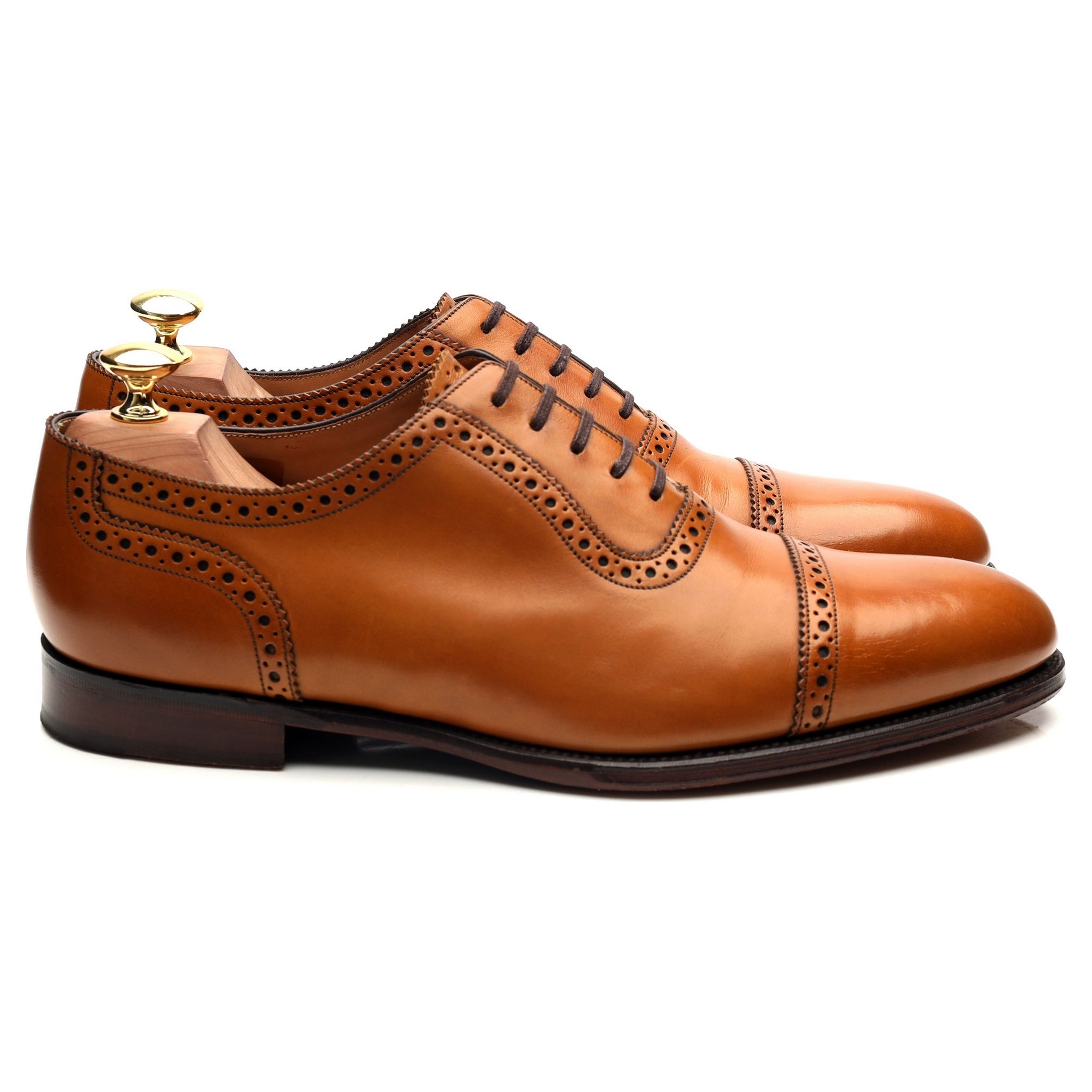 Loake 1880 Trinity oxford marron pointure UK 8.5 cuir