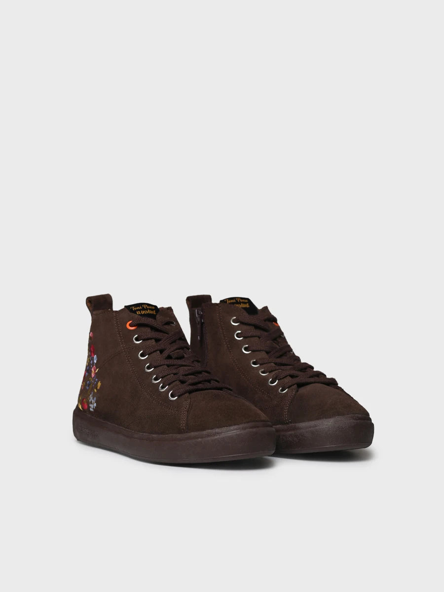 TONI PONS ORDIS bottine femme cuir broderie