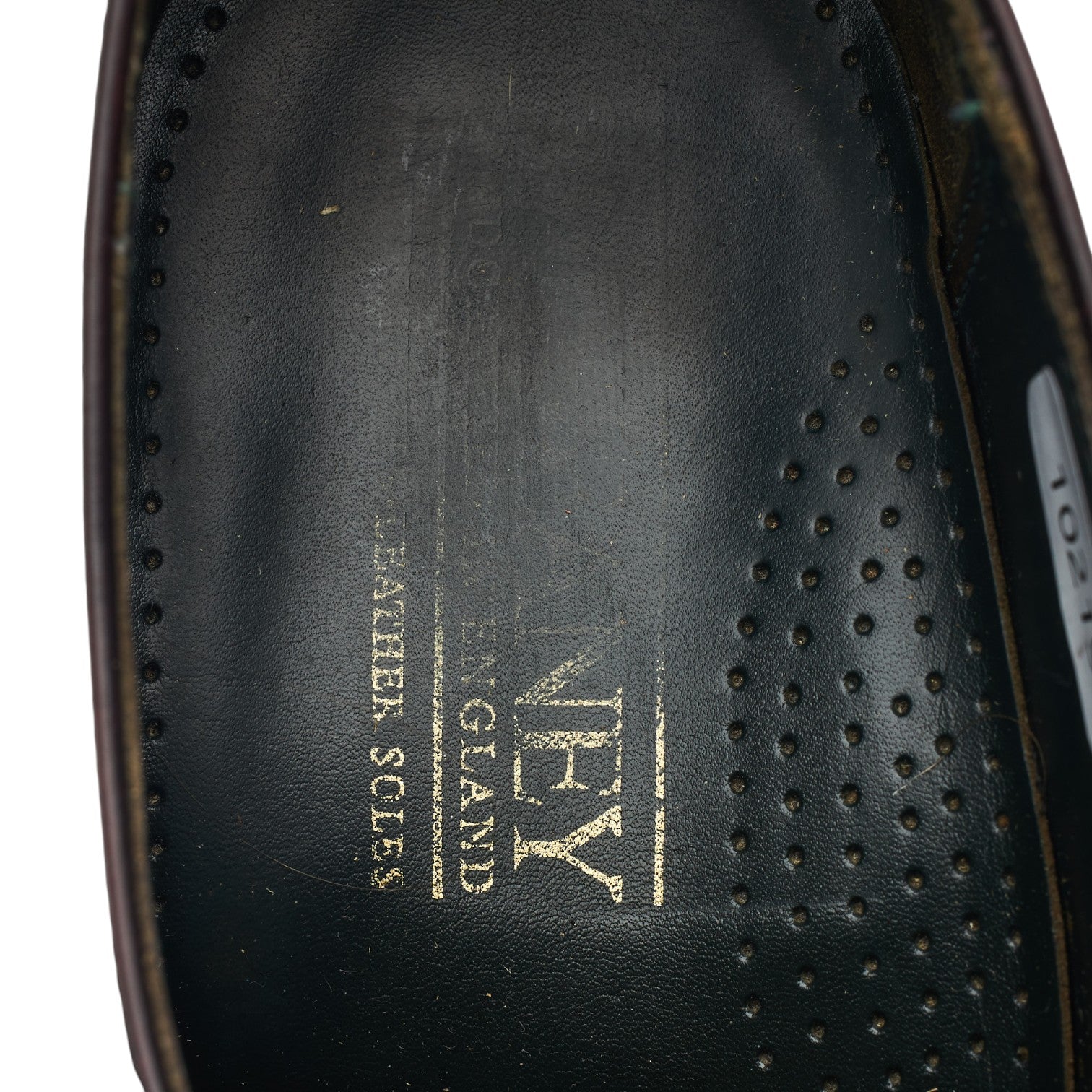 Cheaney Denham monk cuir bordeaux pointure UK 7