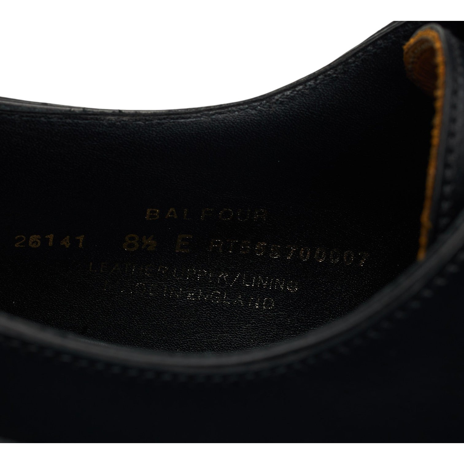 Crockett & Jones Balfour derby cuir noir pointure UK 8,5