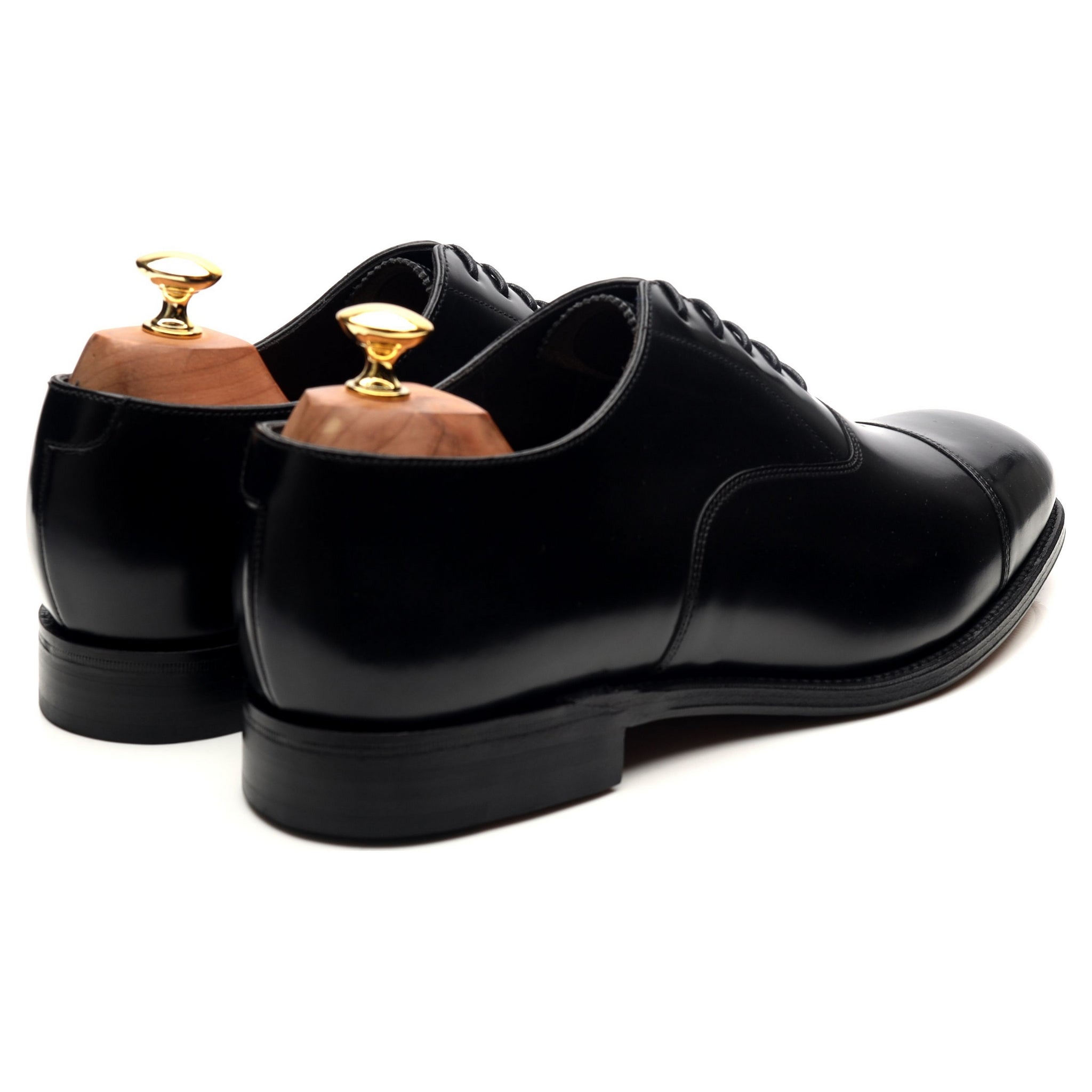 Herring Knightsbridge derbies cuir noir pointure UK 10