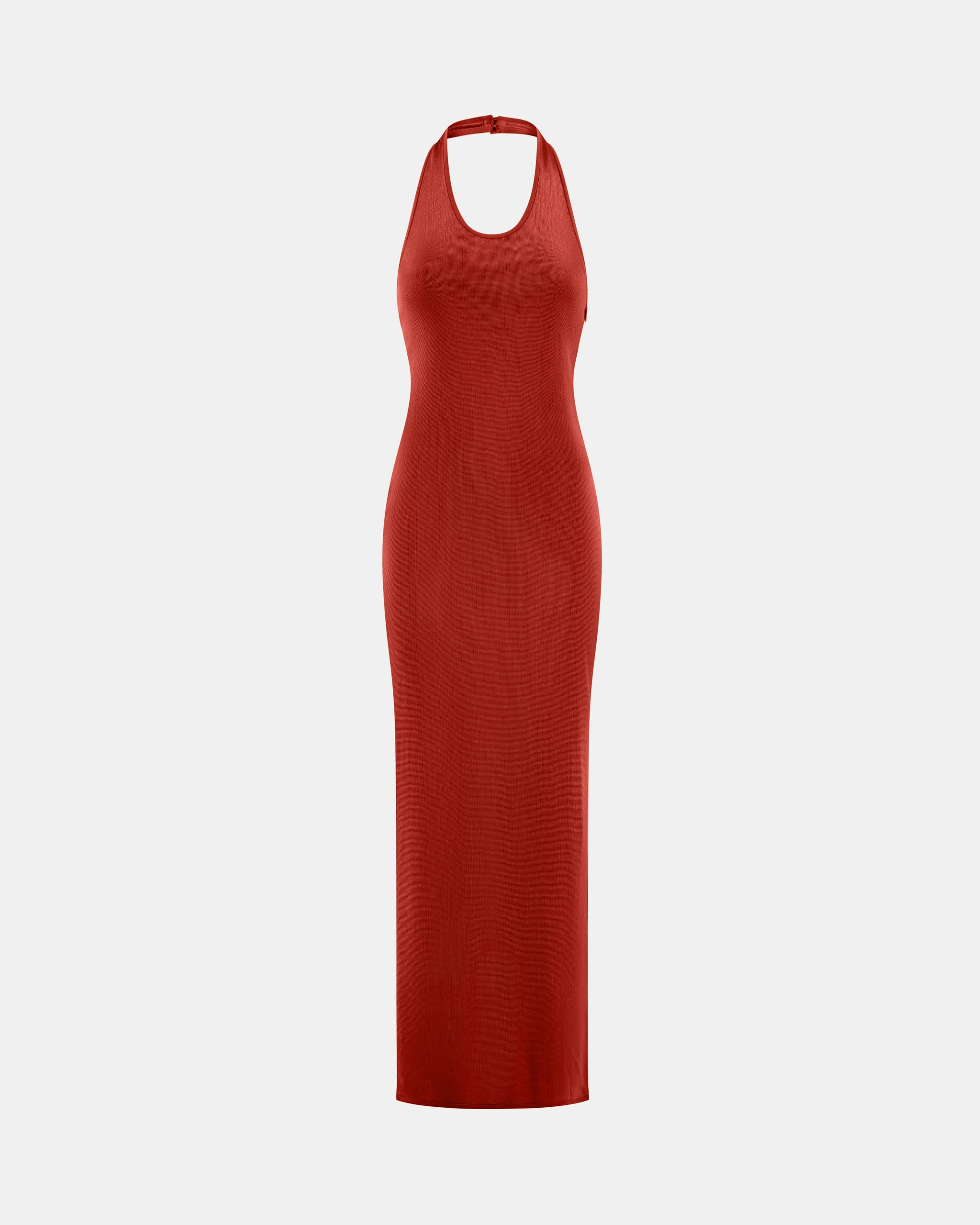Nodaleto La Galpa robe Aziza Midnight Red dos ouvert