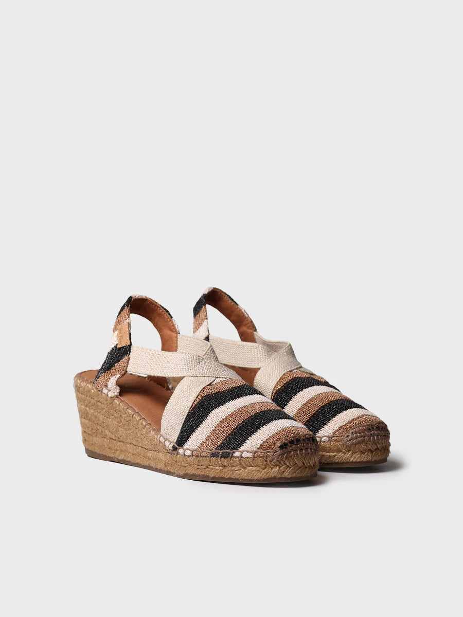 Toni Pons TERRA-AB espadrilles compensées rayées