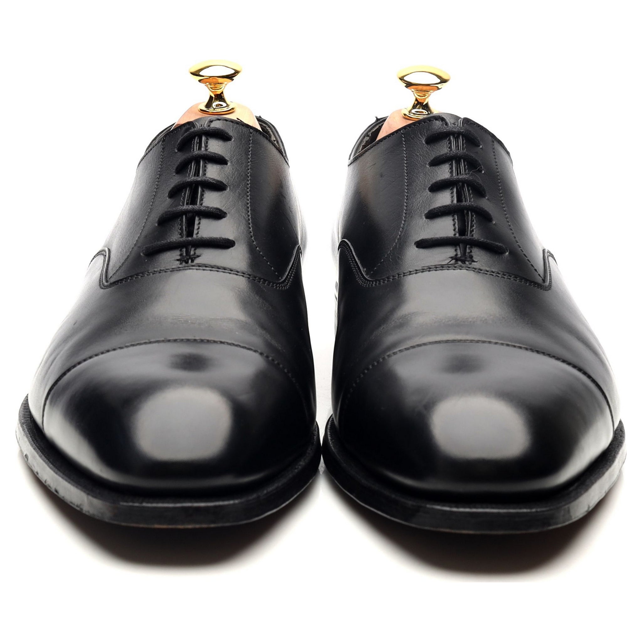 Crockett & Jones Audley richelieu cuir noir pointure 11