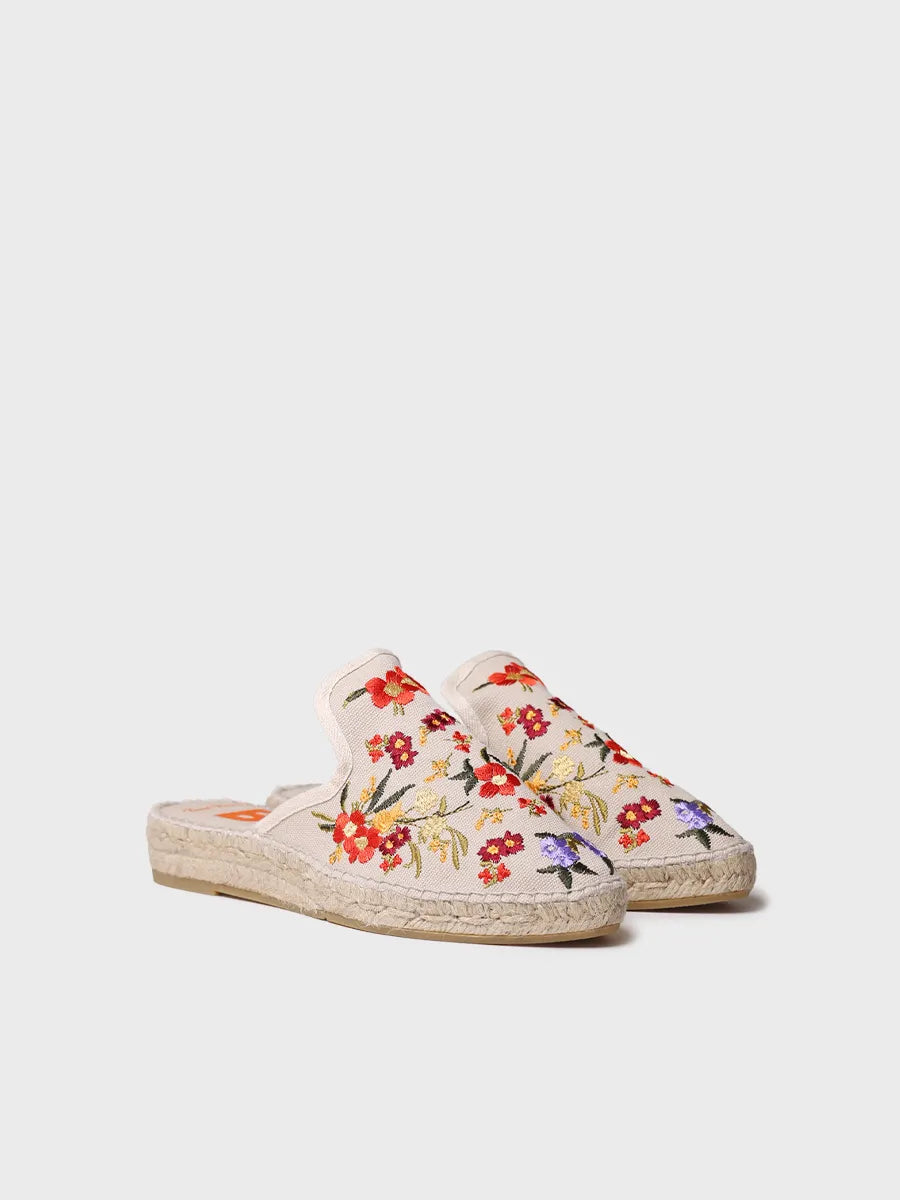 Toni Pons Culip espadrille brodée toile jute