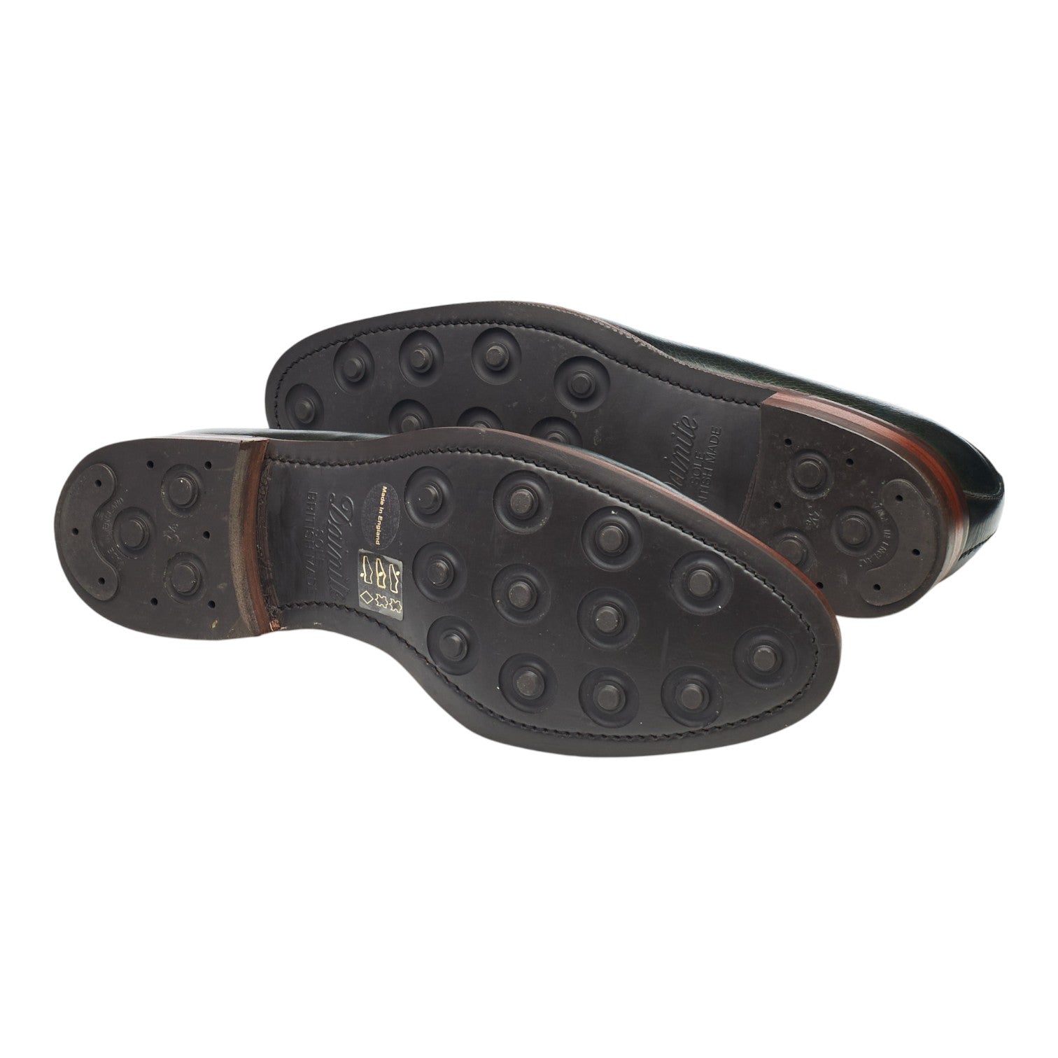 Barker Skye derby cuir grain vert olive UK 7.5
