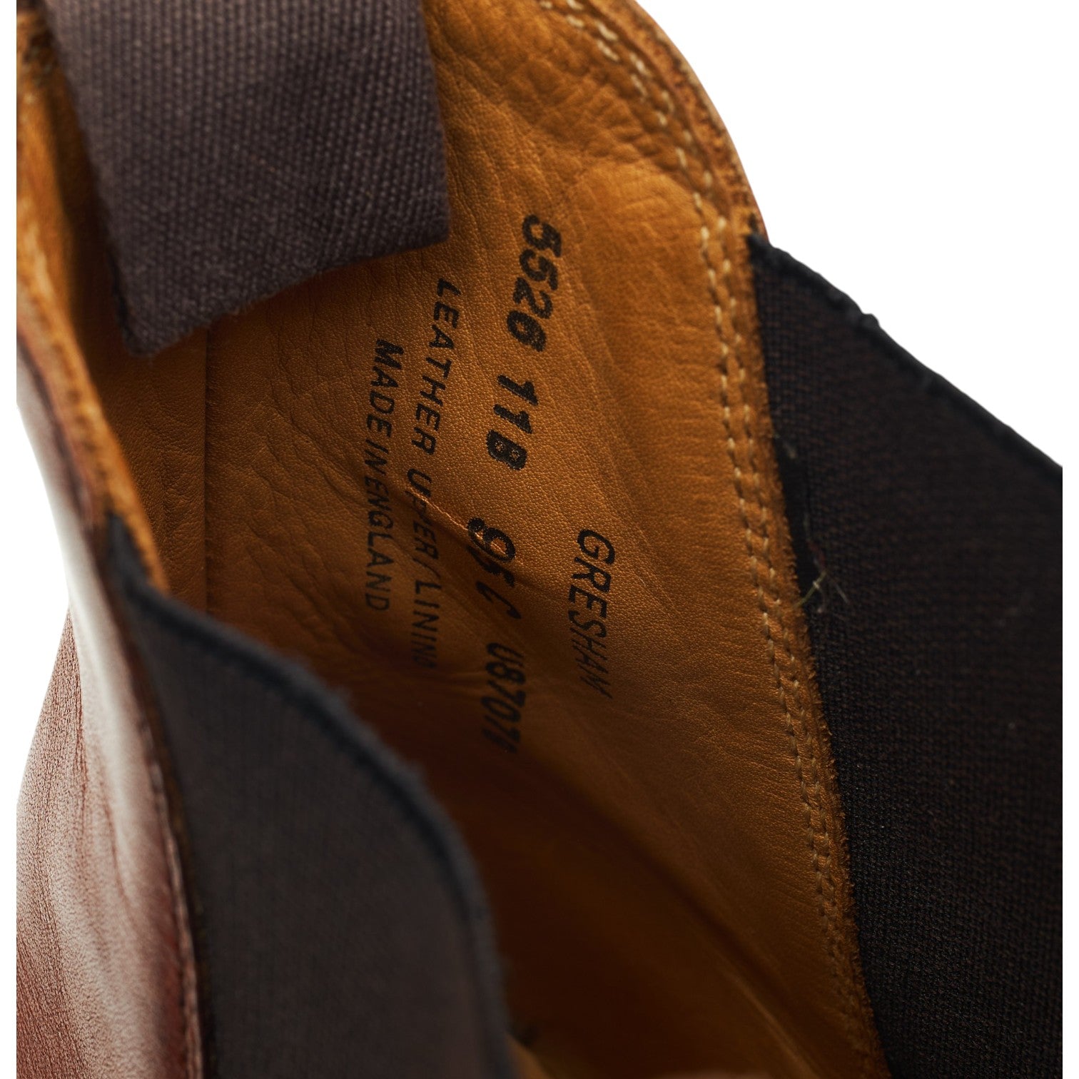 Crockett & Jones Gresham boots chelsea marron UK 8 cuir