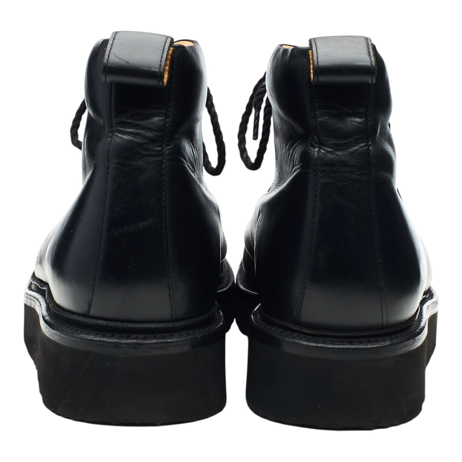 Grenson Bobby boots cuir noir UK 8 randonneur