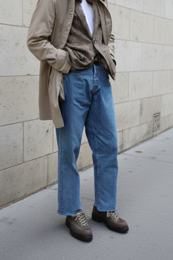 Malfroid Explorer II Low derbies cuir gras commando