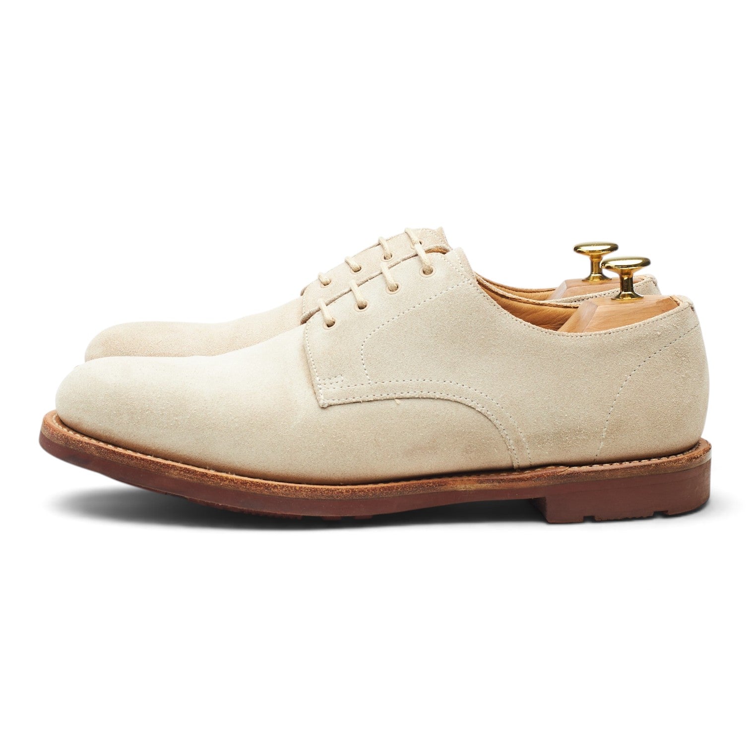 Church's Dundee derby daim beige pointure UK 8