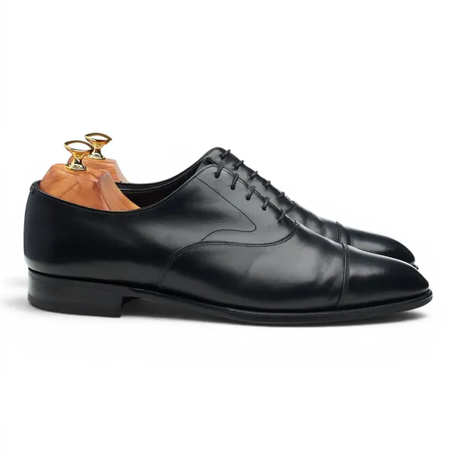 Edward Green Chelsea oxford cuir noir pointure UK 10