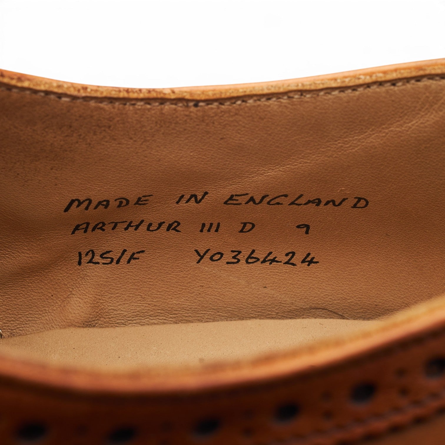 Cheaney Arthur III richelieu cuir marron UK 9