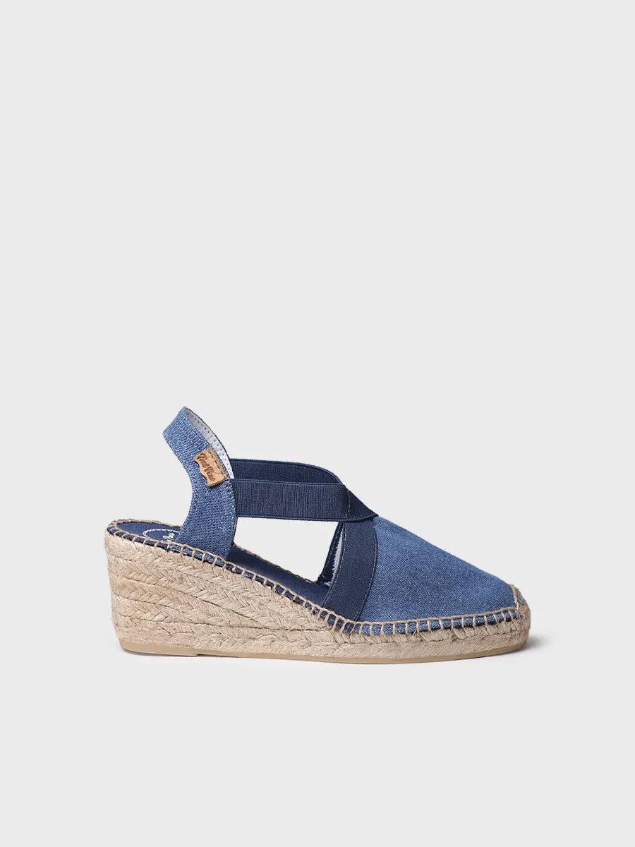 Toni Pons Ter espadrille compensée lin vegan