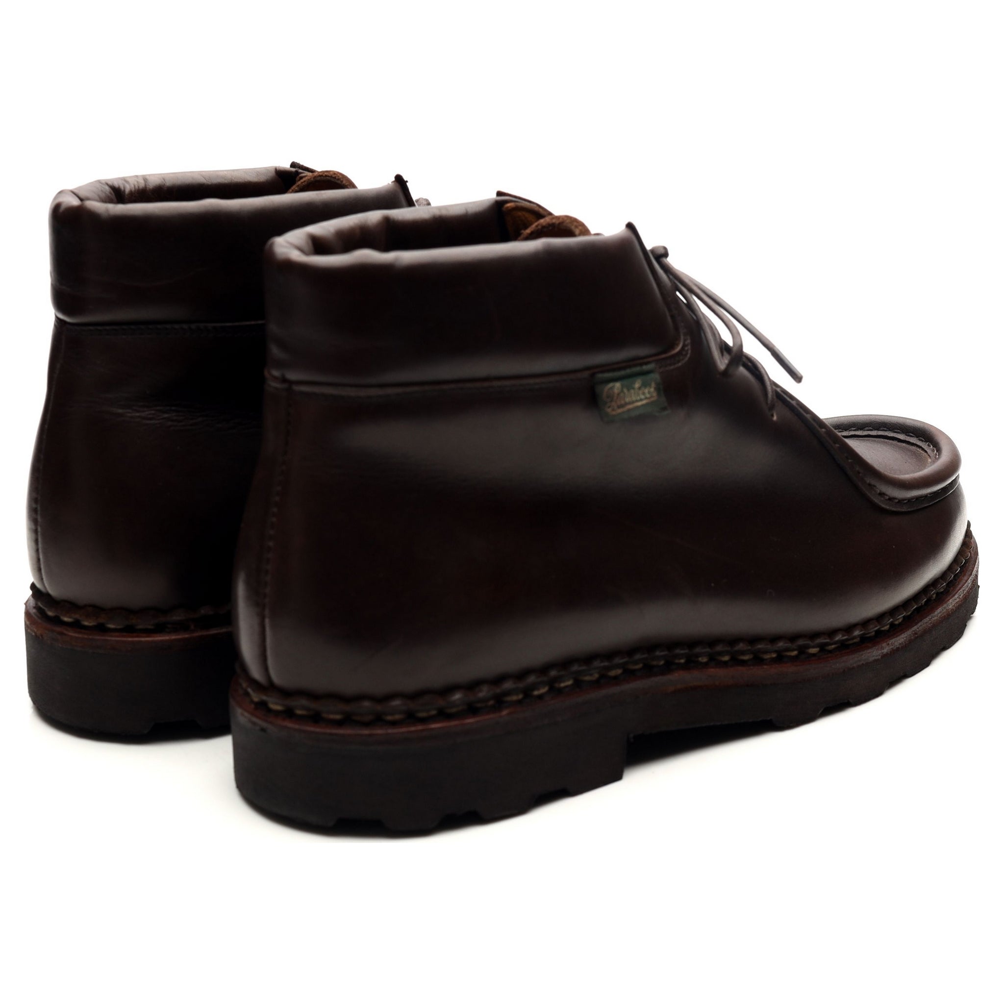 Paraboot boots cuir marron foncé UK 8