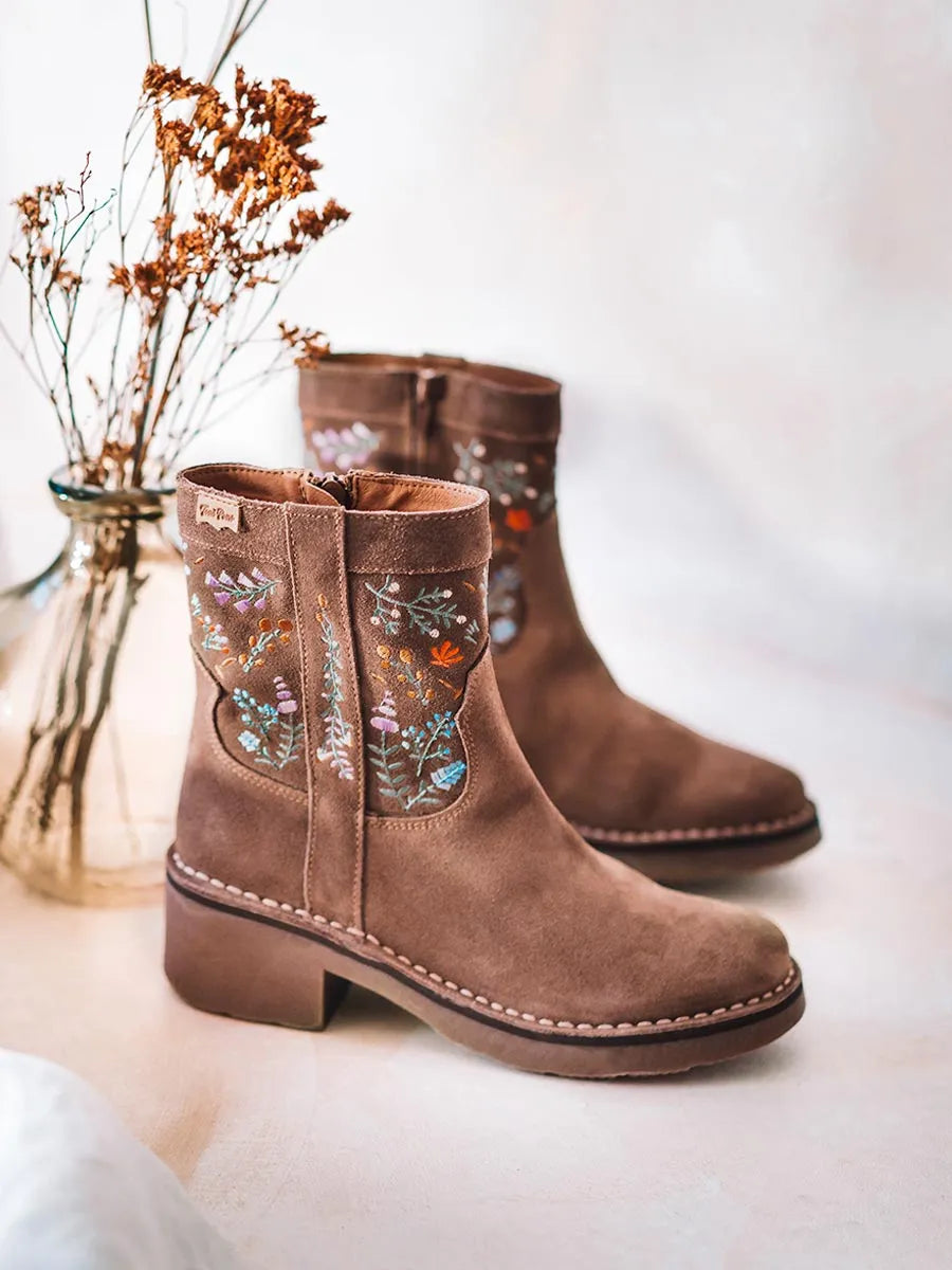 Toni Pons Monells bottine femme suède talon 5 cm