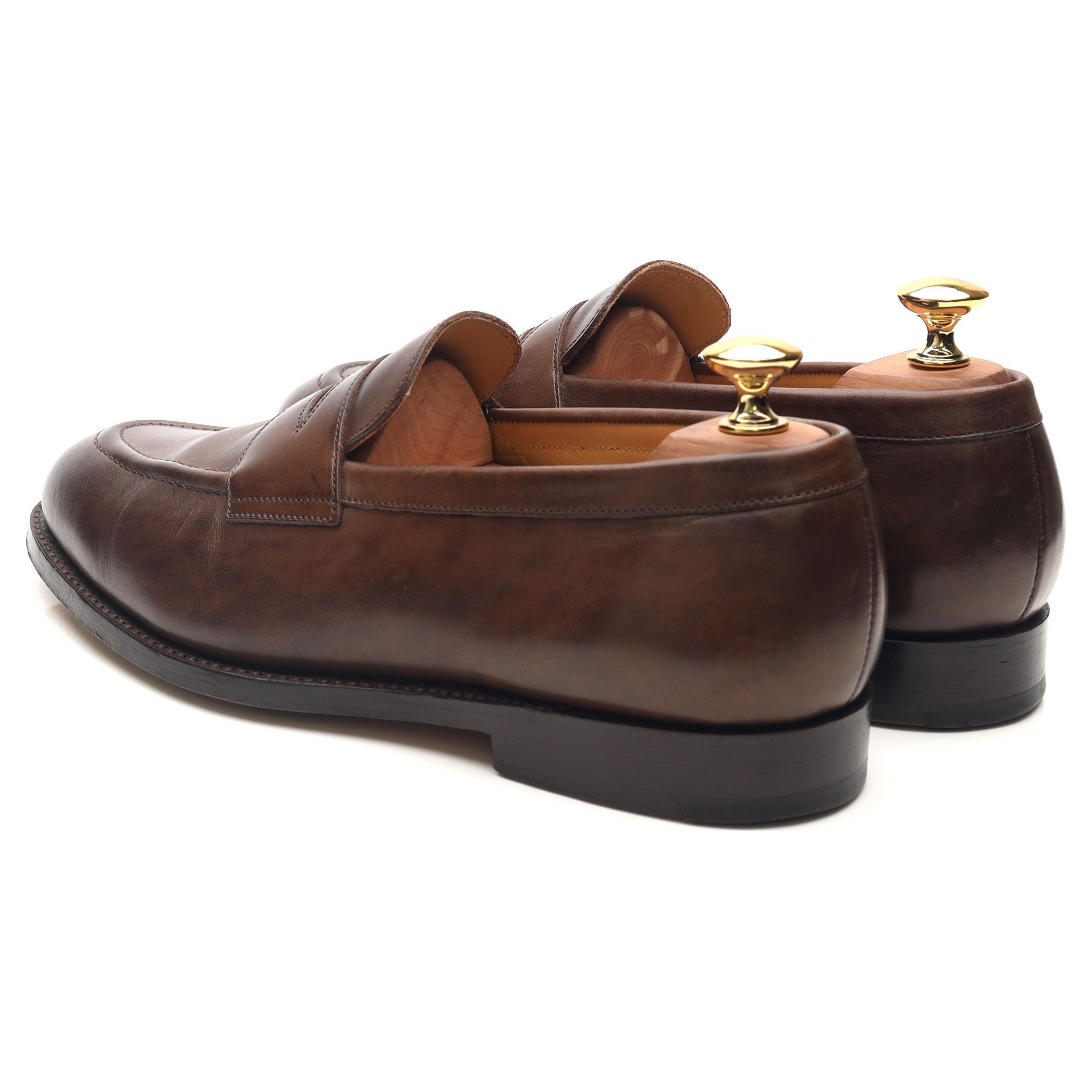 Tricker's Harvard mocassin cuir marron pointure UK 6,5