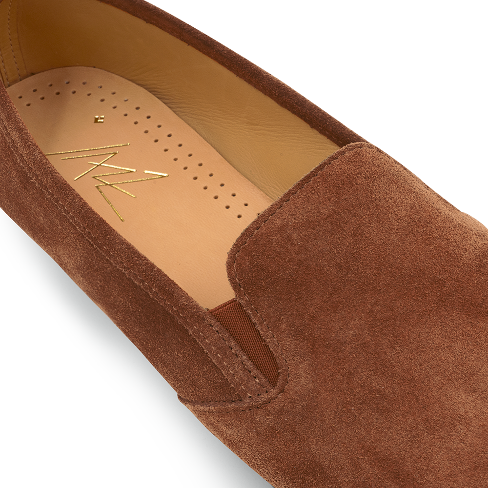 Rivieras Jazz Suede Terracotta chaussures cuir