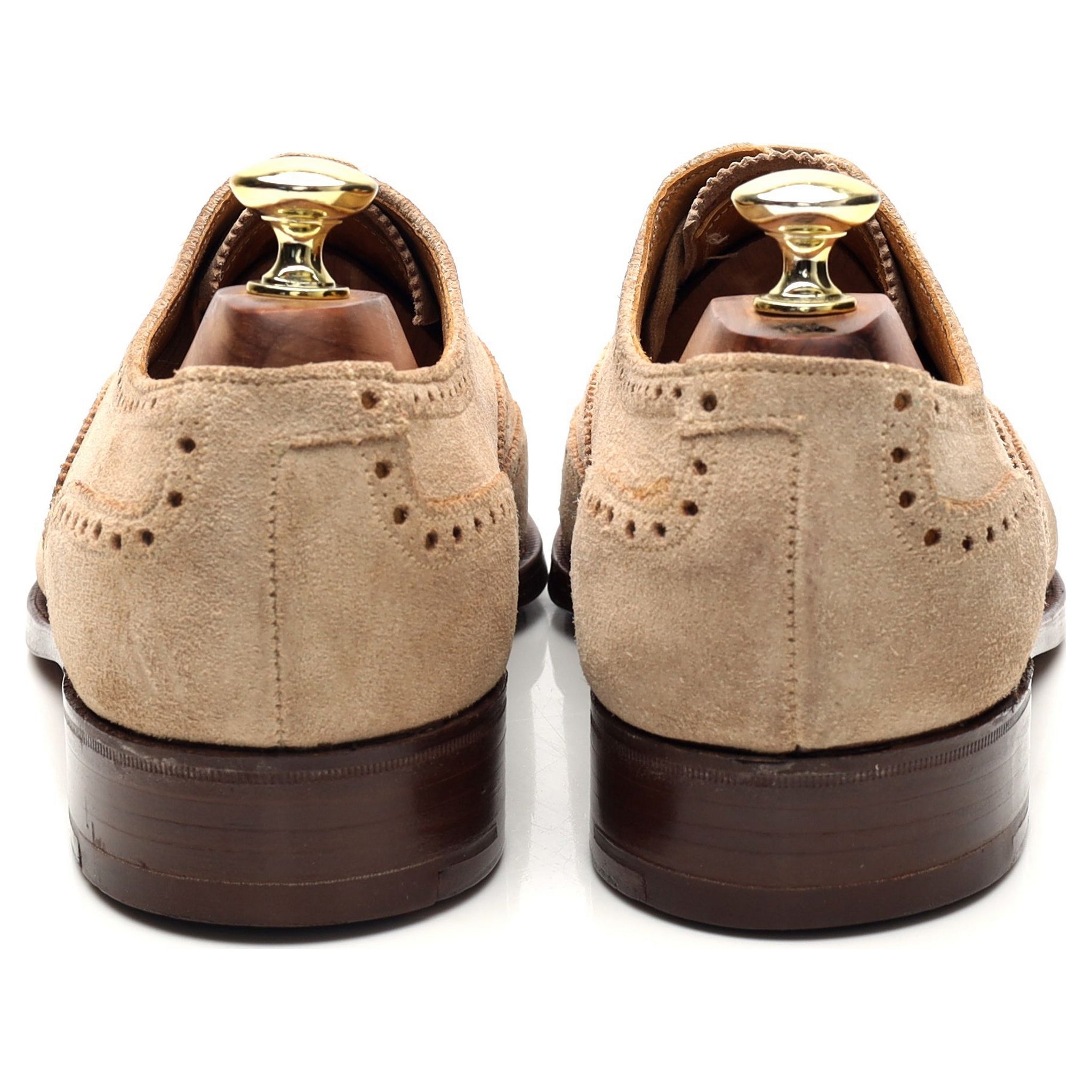 Crockett & Jones Ludgate 2 richelieu daim crème UK 7,5